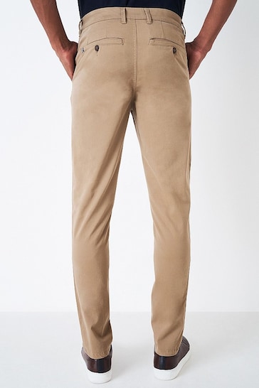 Crew Clothing Cotton Slim Fit Chino Trousers