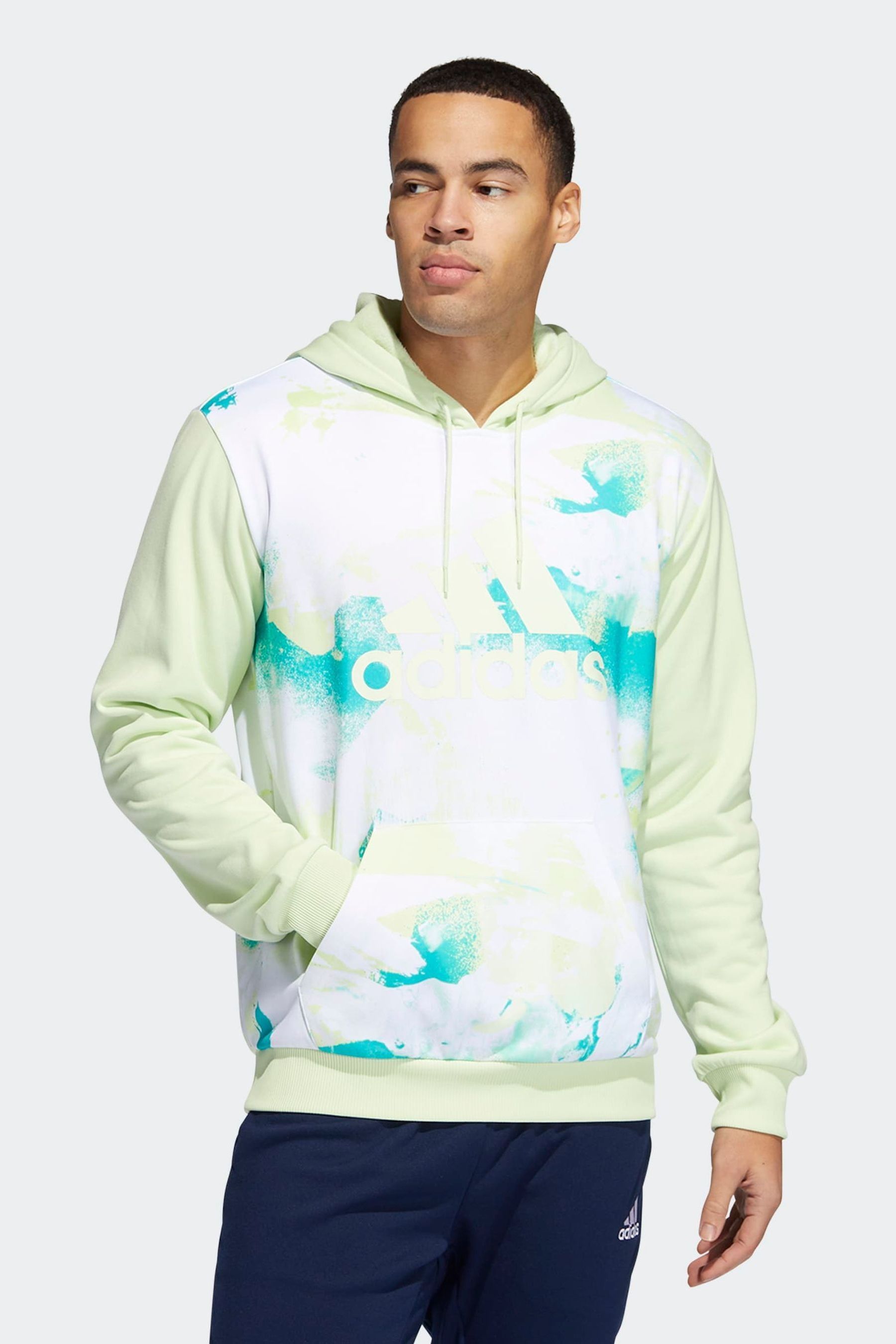 Adidas bb print hoodie top