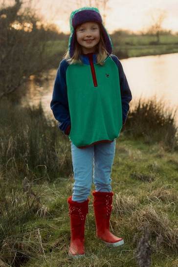 Muddy Puddles Half Zip Polar Fleece