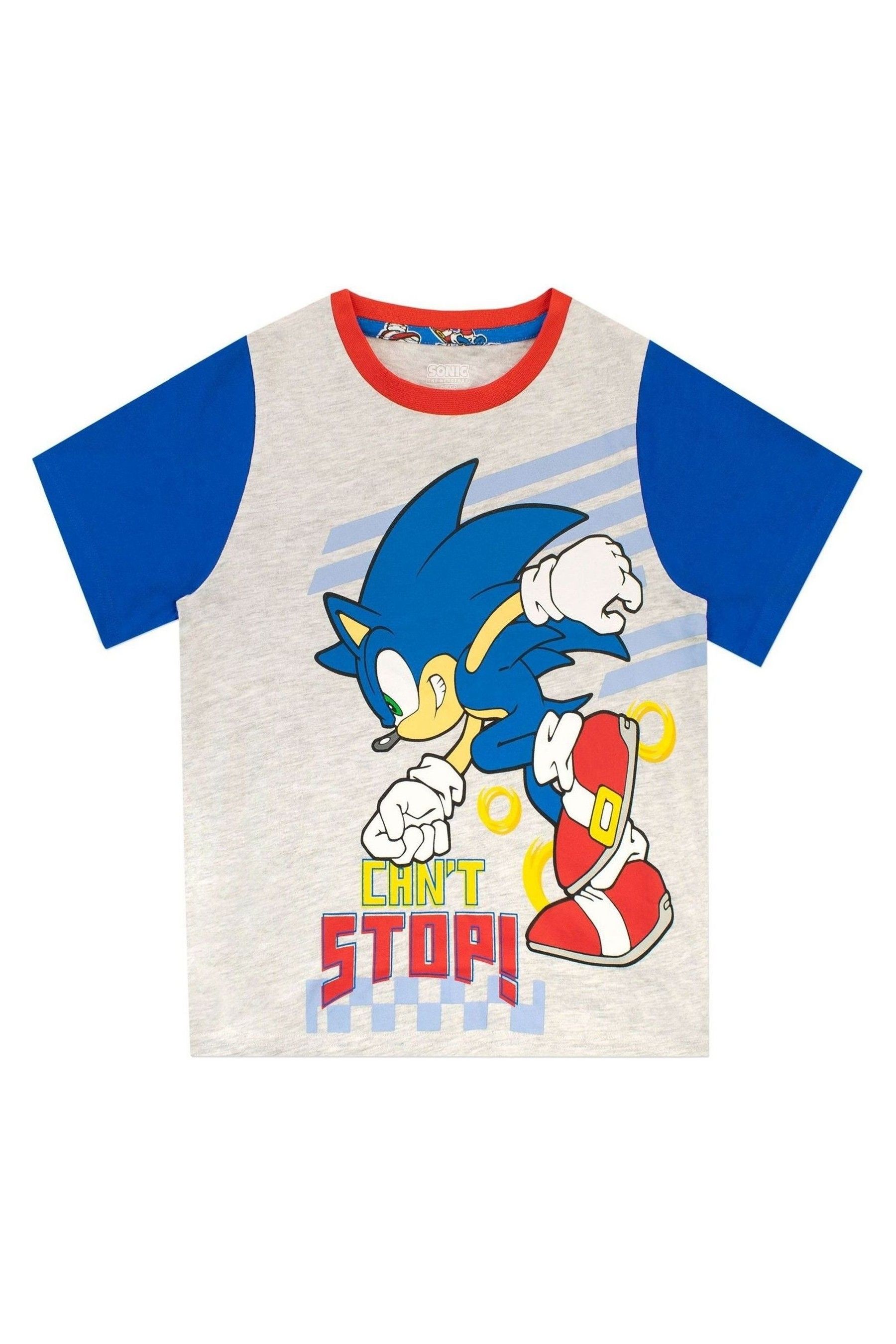 Buy Character Blue Sonic The Hedgehog Short Pyjamas from the Next UK online shop