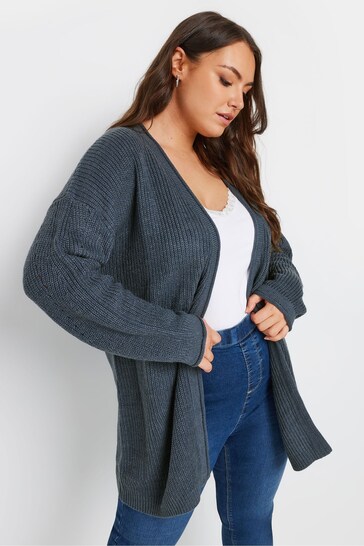 Yours Curve Blue Cardigan