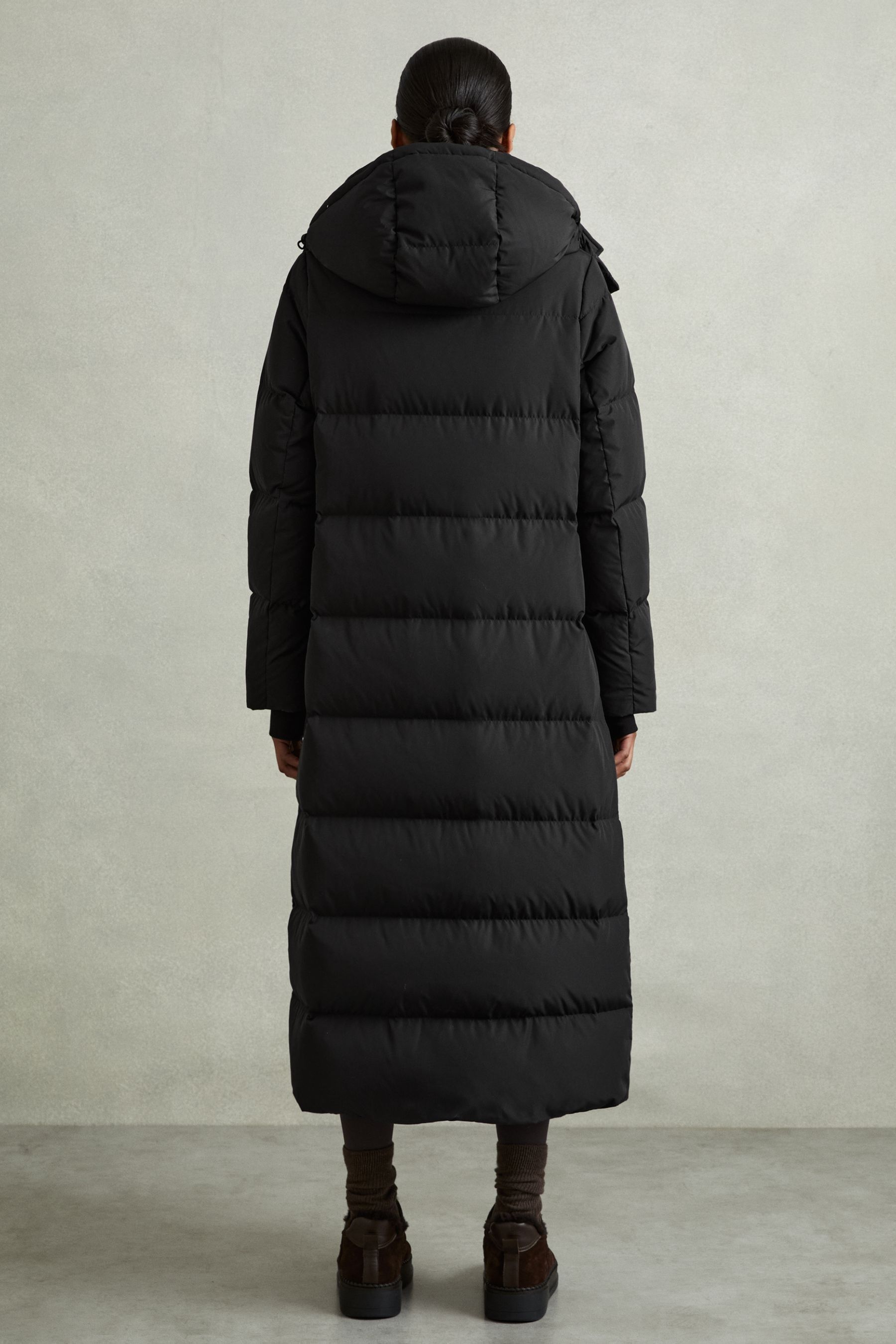 Petite longline puffer coat hot sale