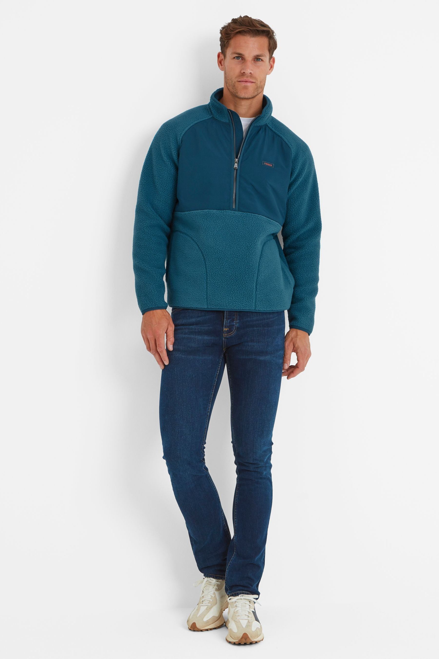 Buy Tog 24 Blue Eldon Mens Sherpa Fleece from the Next UK online shop