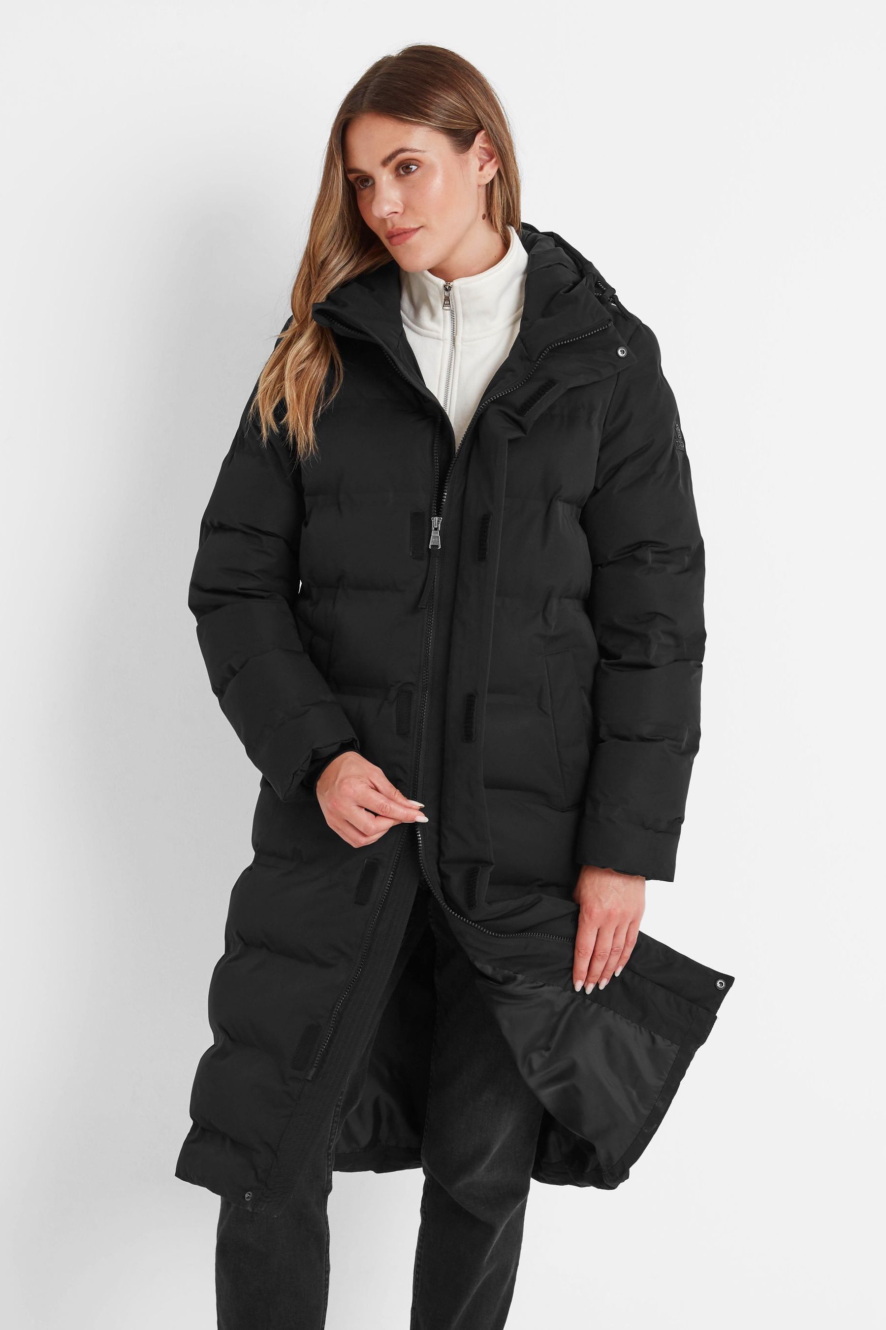 Buy Tog 24 Black Womens Glaston Longline Thermal Parka Puffer Coat from the Next UK online shop
