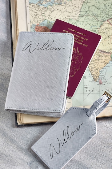 Personalised Passport Cover and Luggage Tag