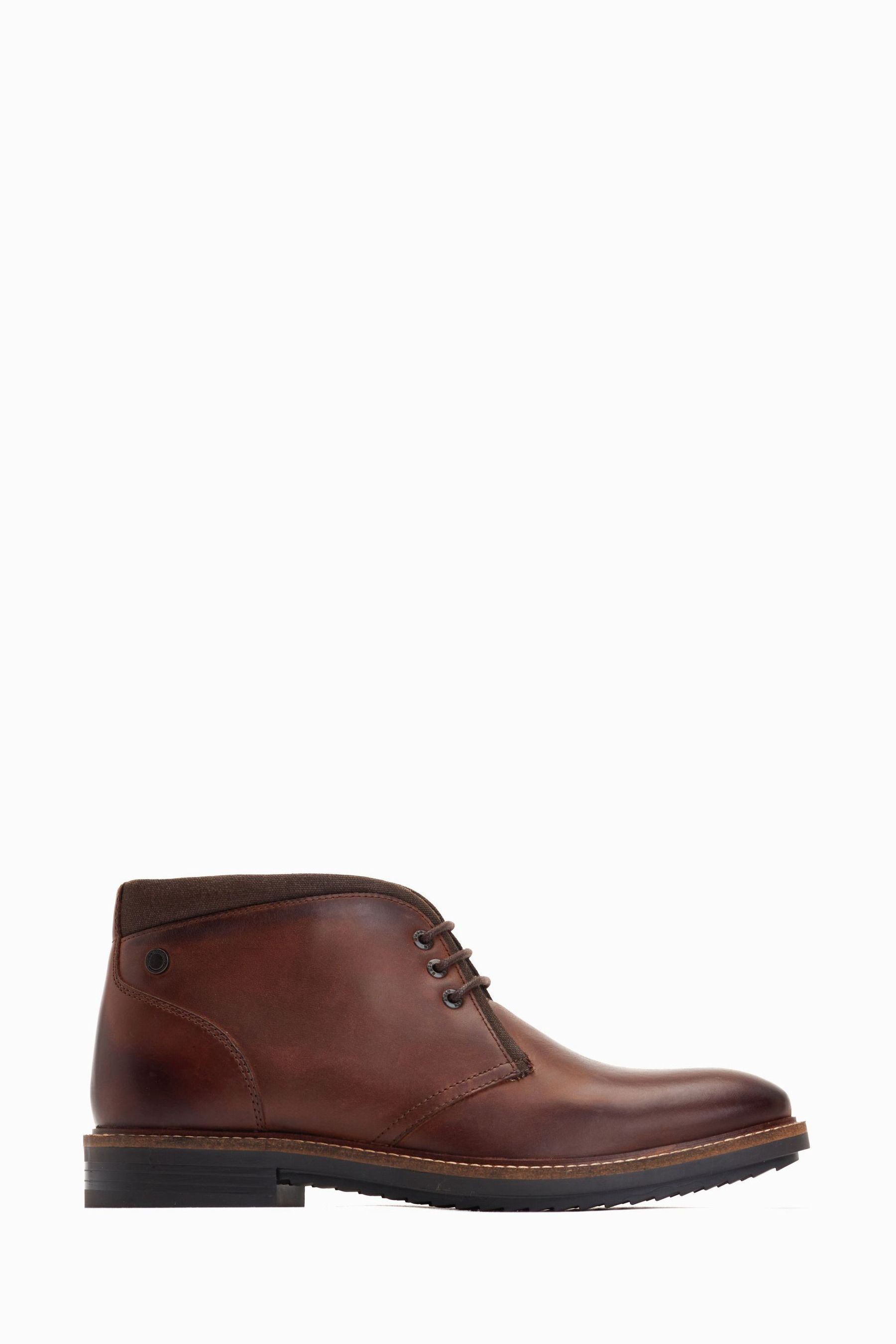 Buy Base London Bartlett Lace Up Chukka Brown Boots from the Next UK online shop