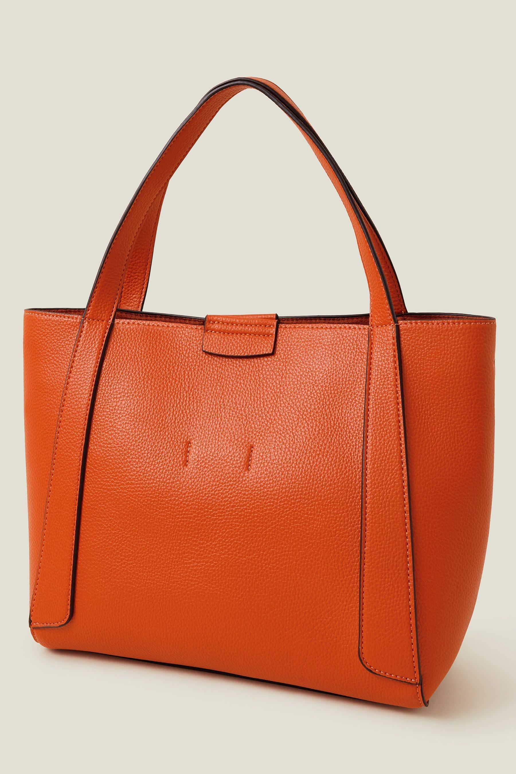 Buy Accessorize Orange Evie Medium Handheld Bag from the Next UK online shop