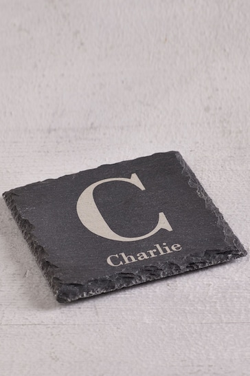 Personalised Initial Slate Coaster