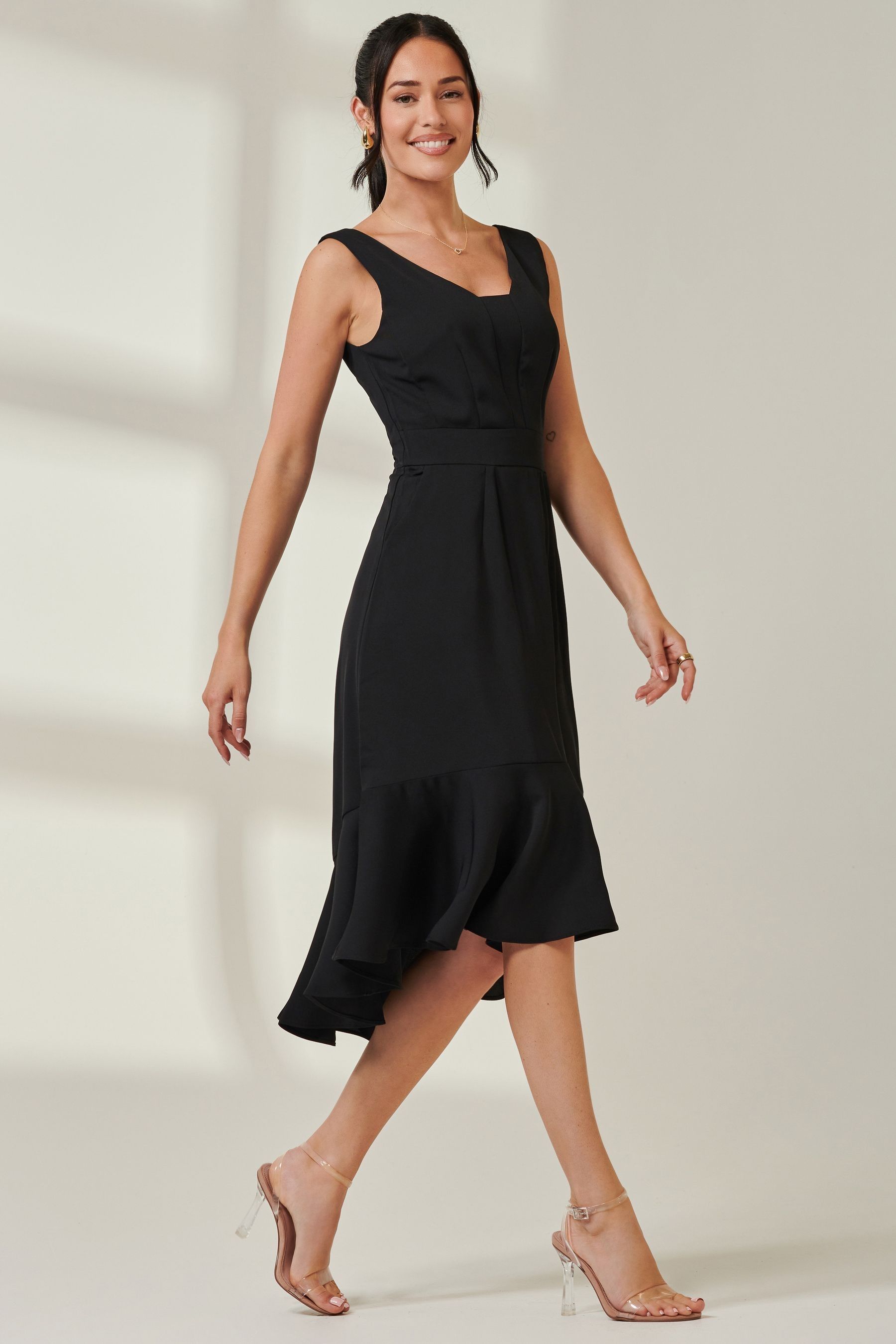 Buy Jolie Moi Black Aerin Sleeveless Shift Dress from the Next UK online shop