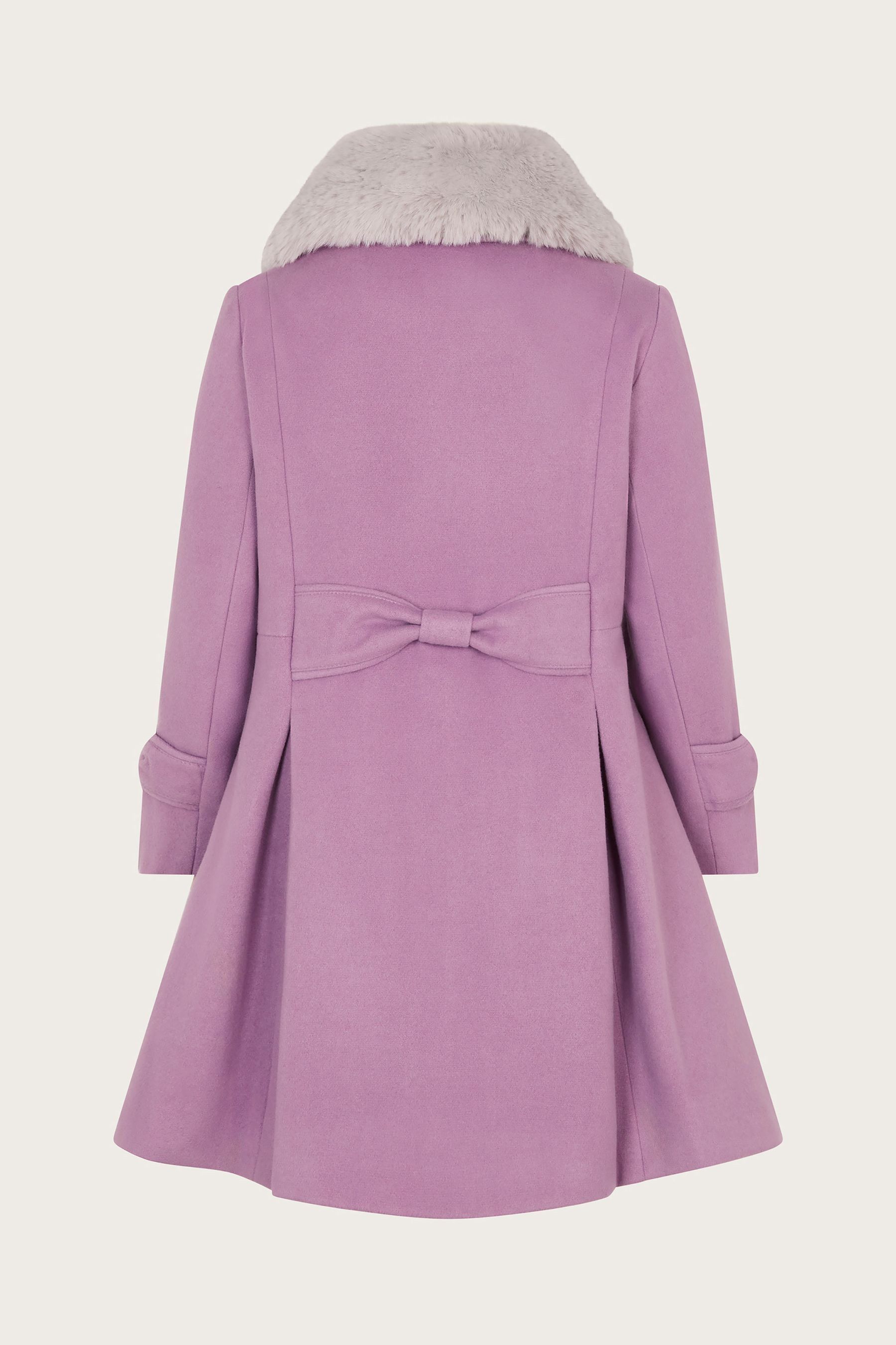 Monsoon lilac coat top