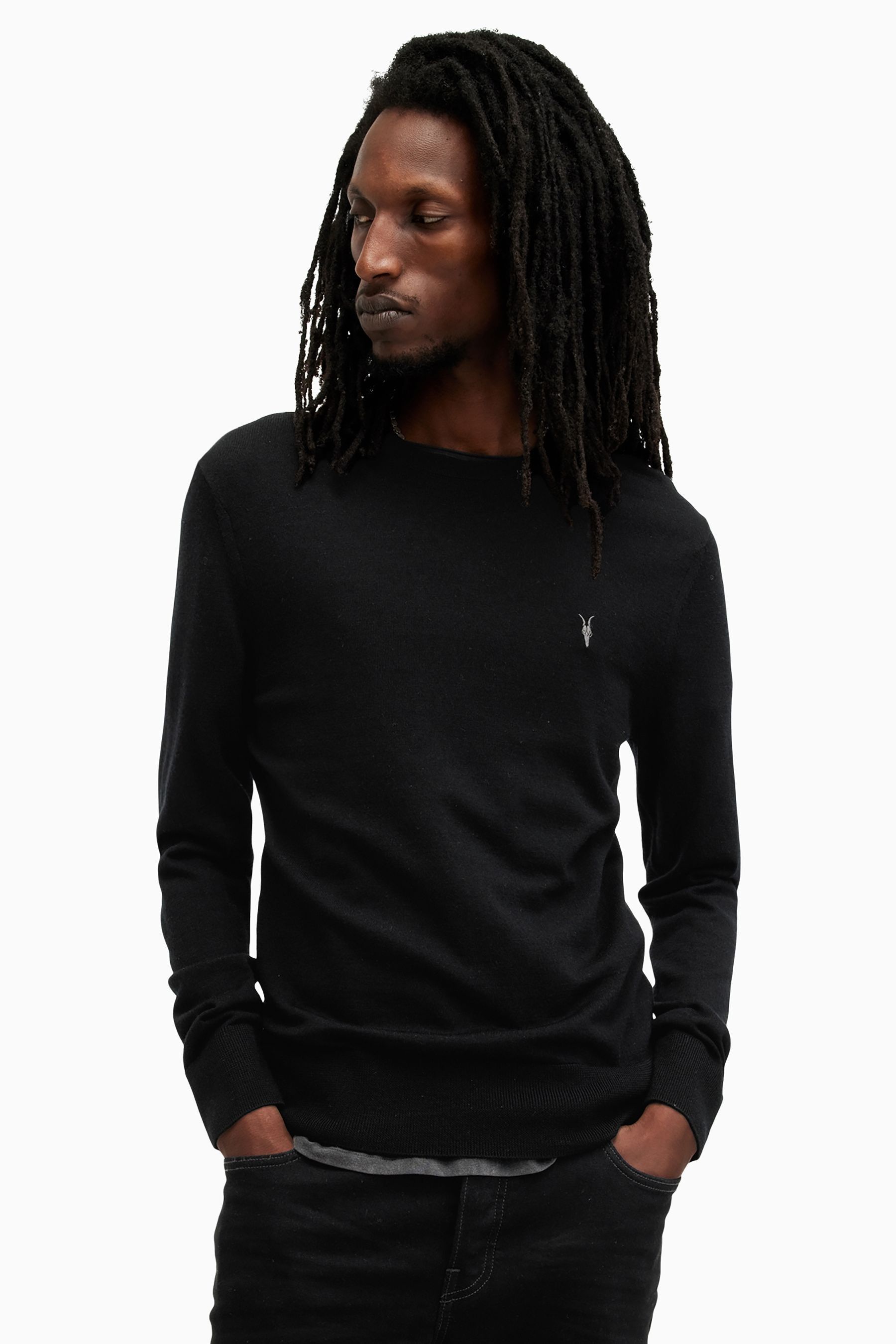 All saints black jumper shop