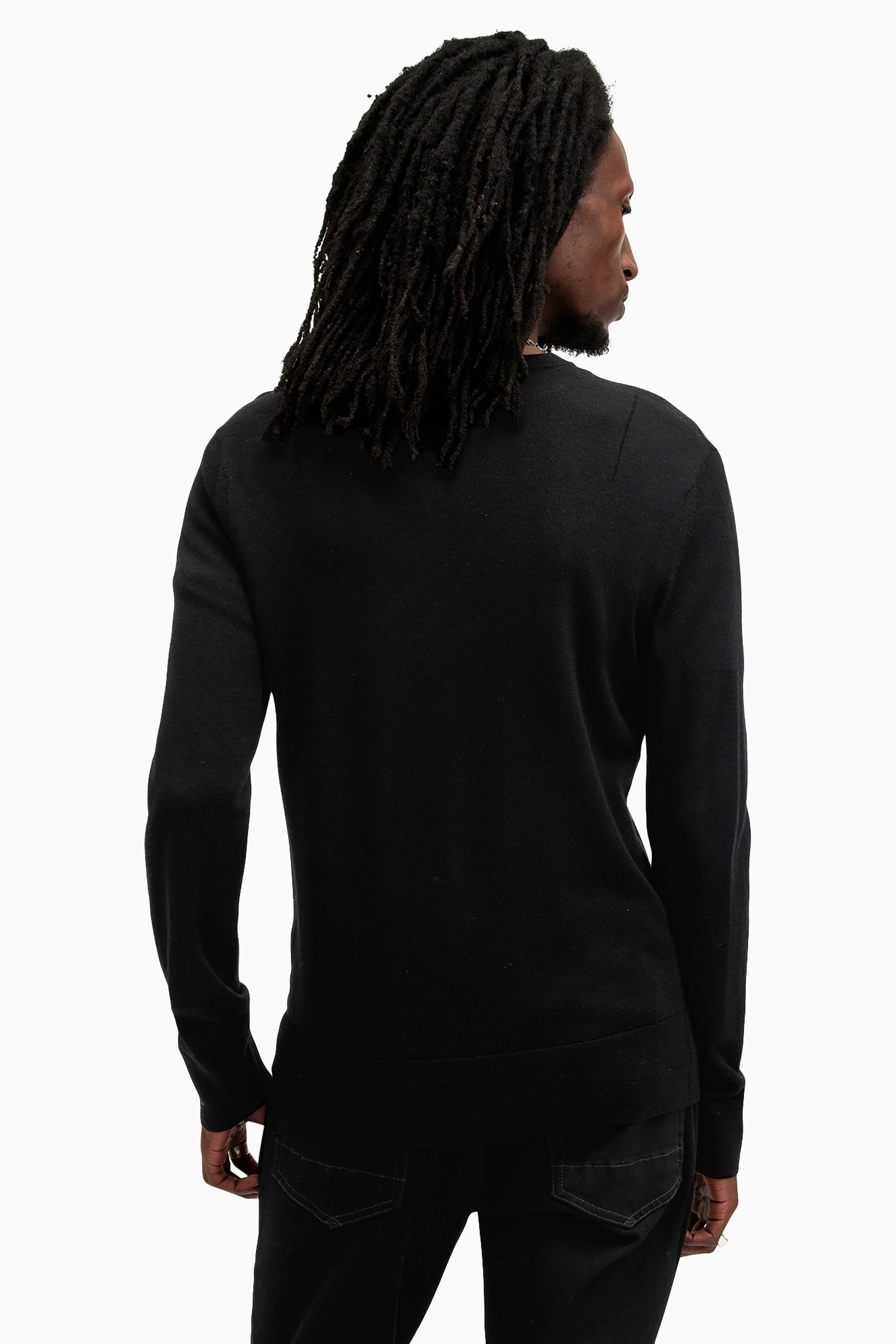 Buy AllSaints Black Mode Merino Crew Jumper from the Next UK online shop