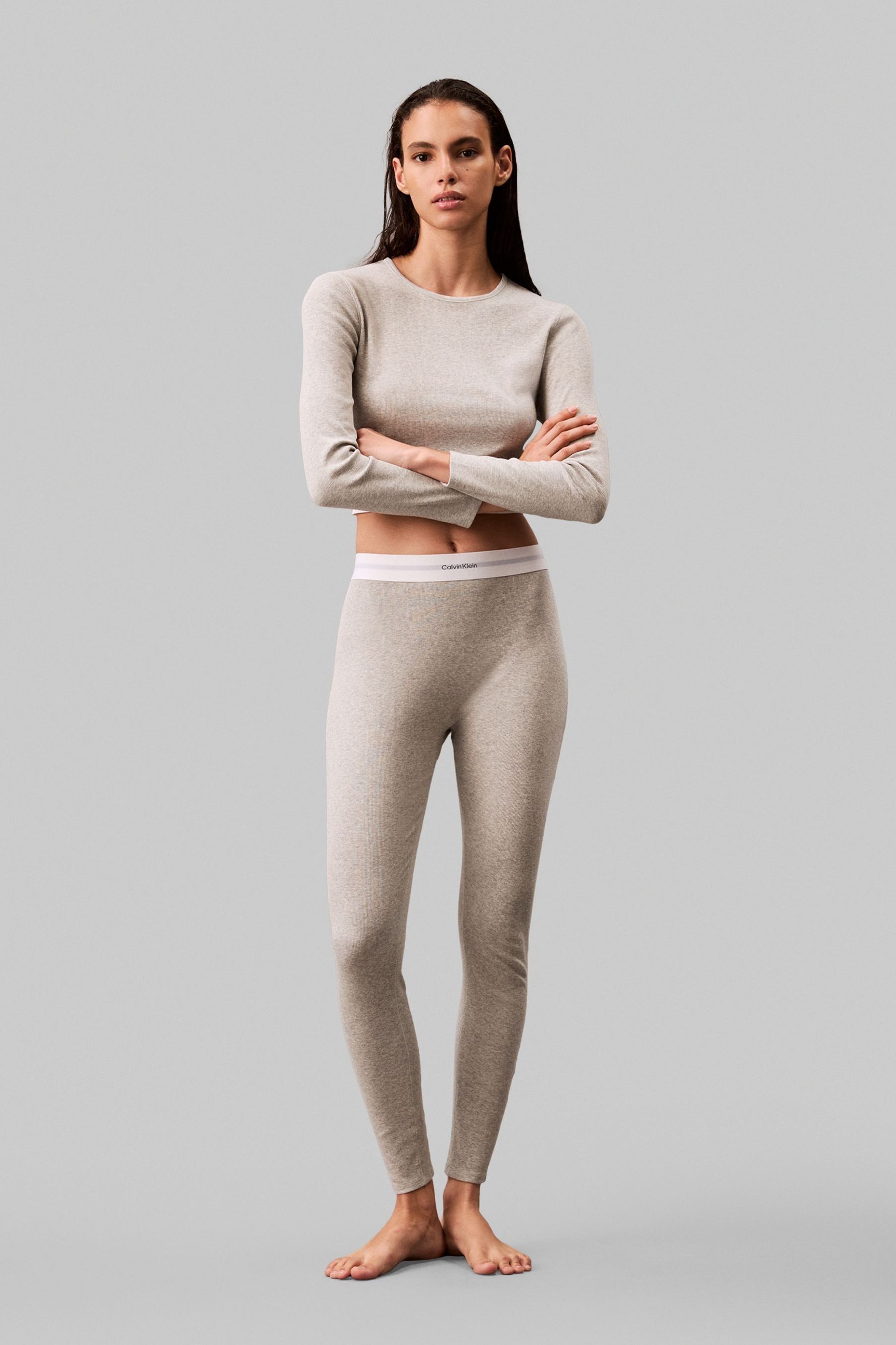 Buy Calvin Klein Grey Leggings from the Next UK online shop