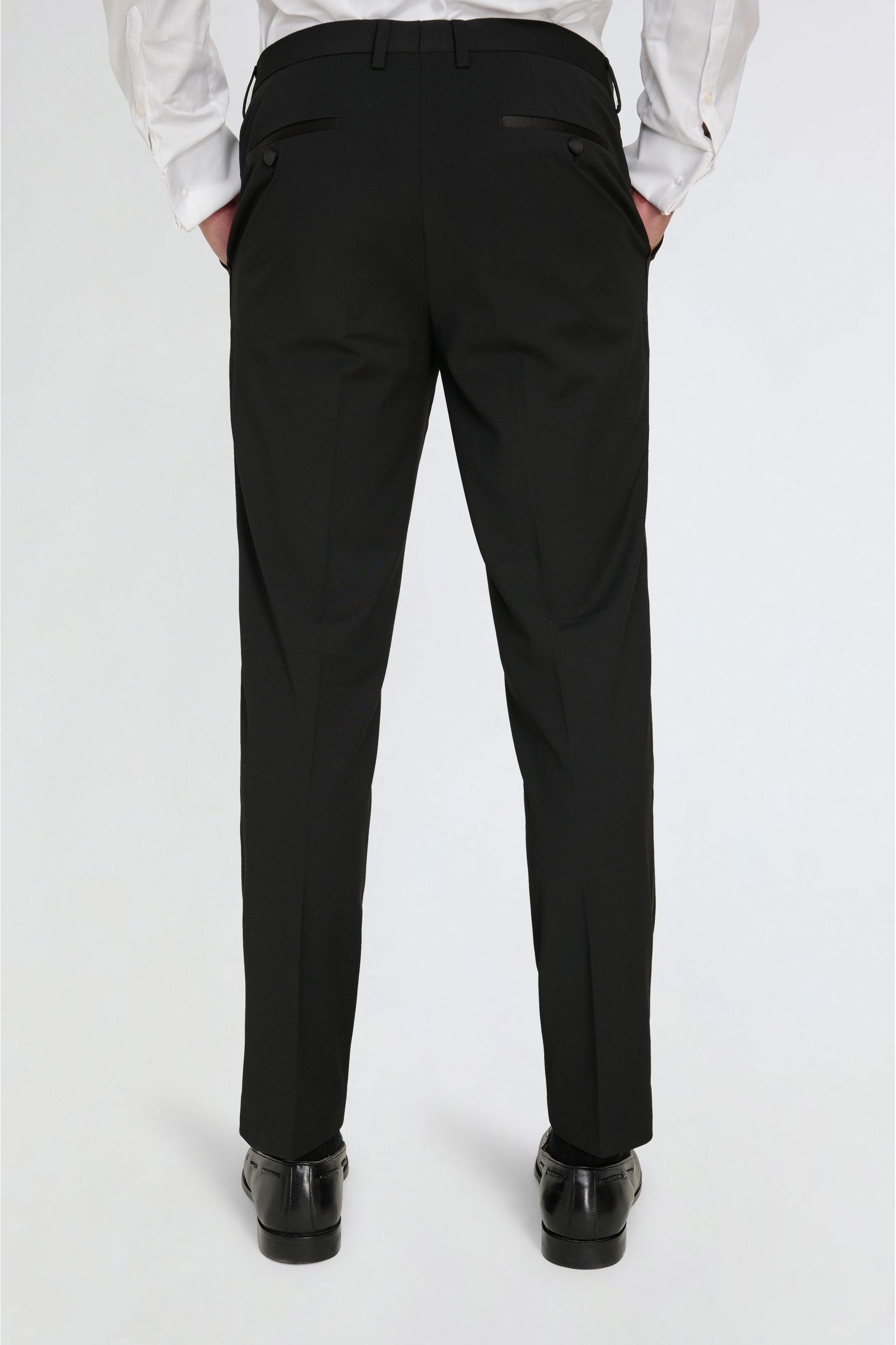 Black dinner suit trousers hotsell