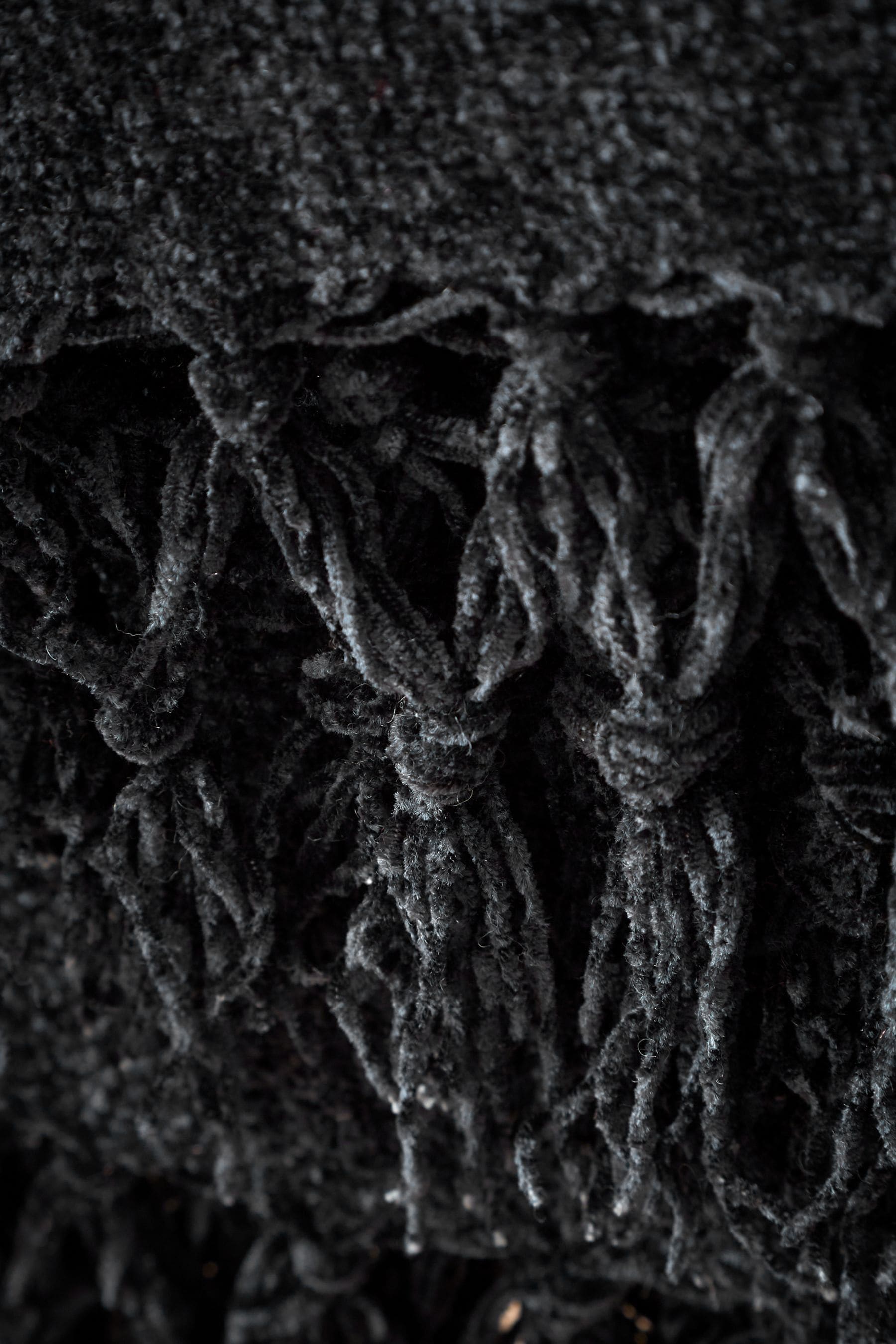 Buy Catherine Lansfield Black Wilson Plain Chenille Throw from the Next UK online shop