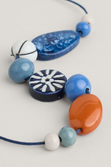 Seasalt Cornwall Blue Sea Gleam Necklace