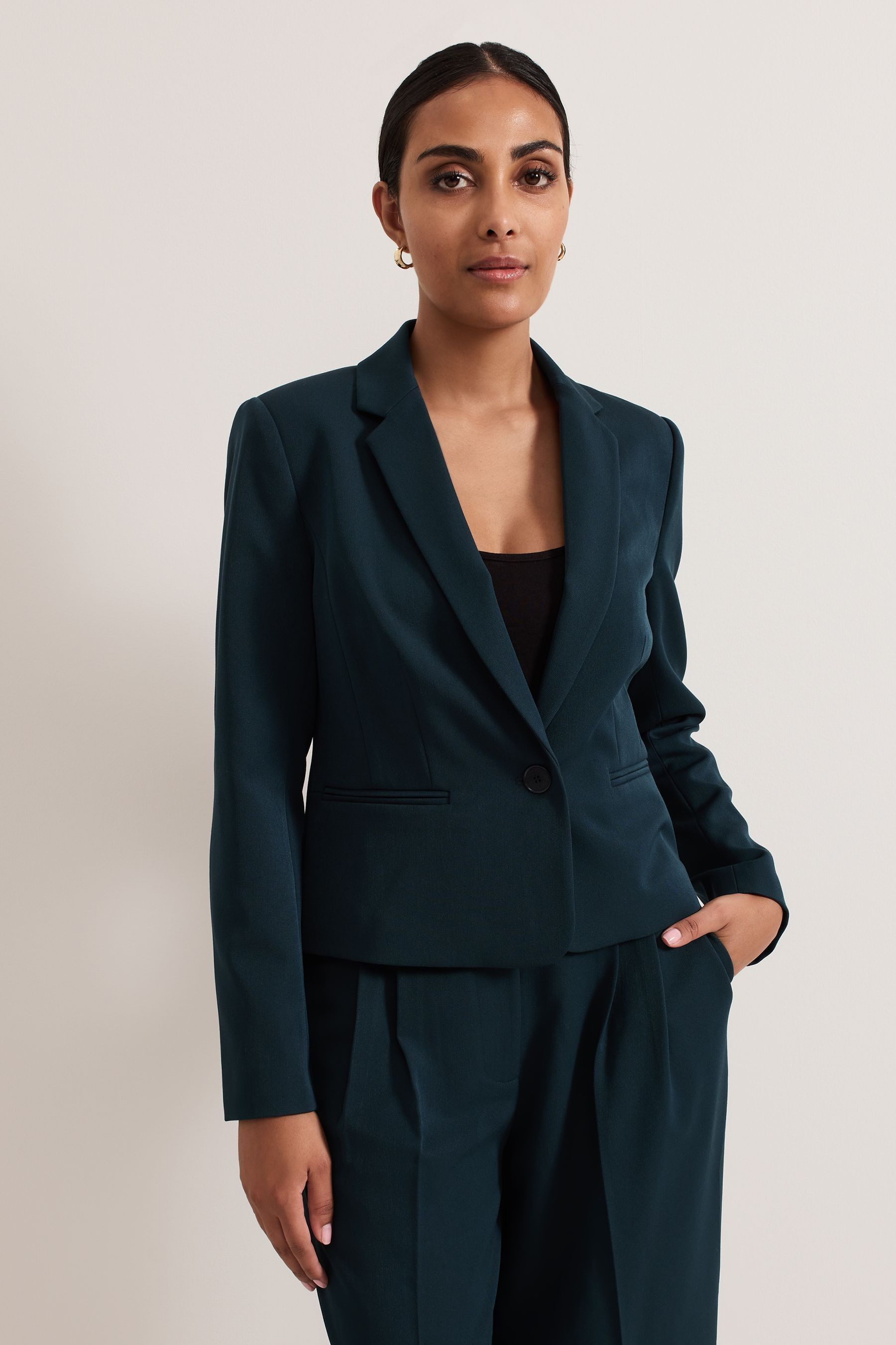 Cropped blazer petite shop