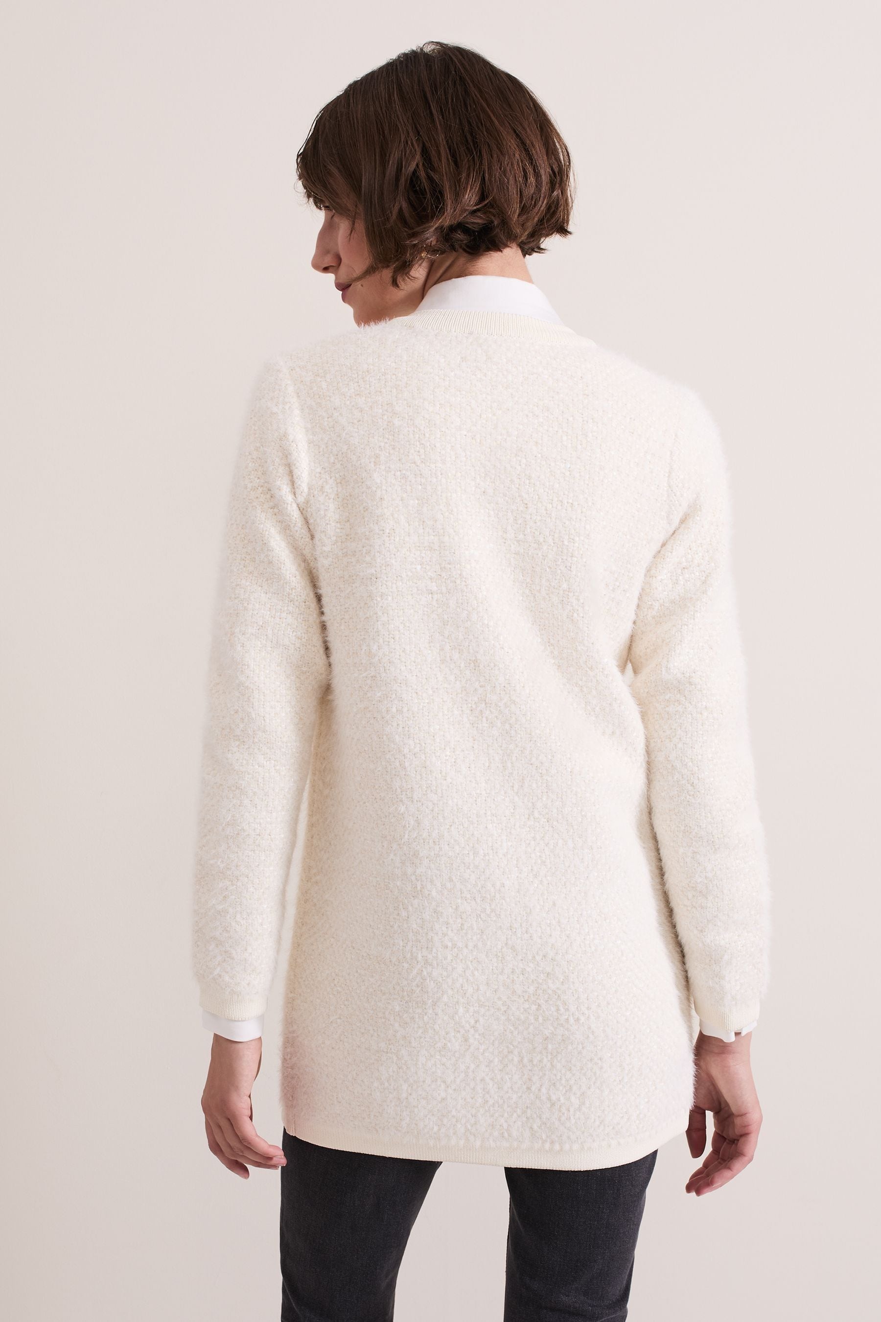 Buy Phase Eight Cream Laci Boucle Coatigan from the Next UK online shop