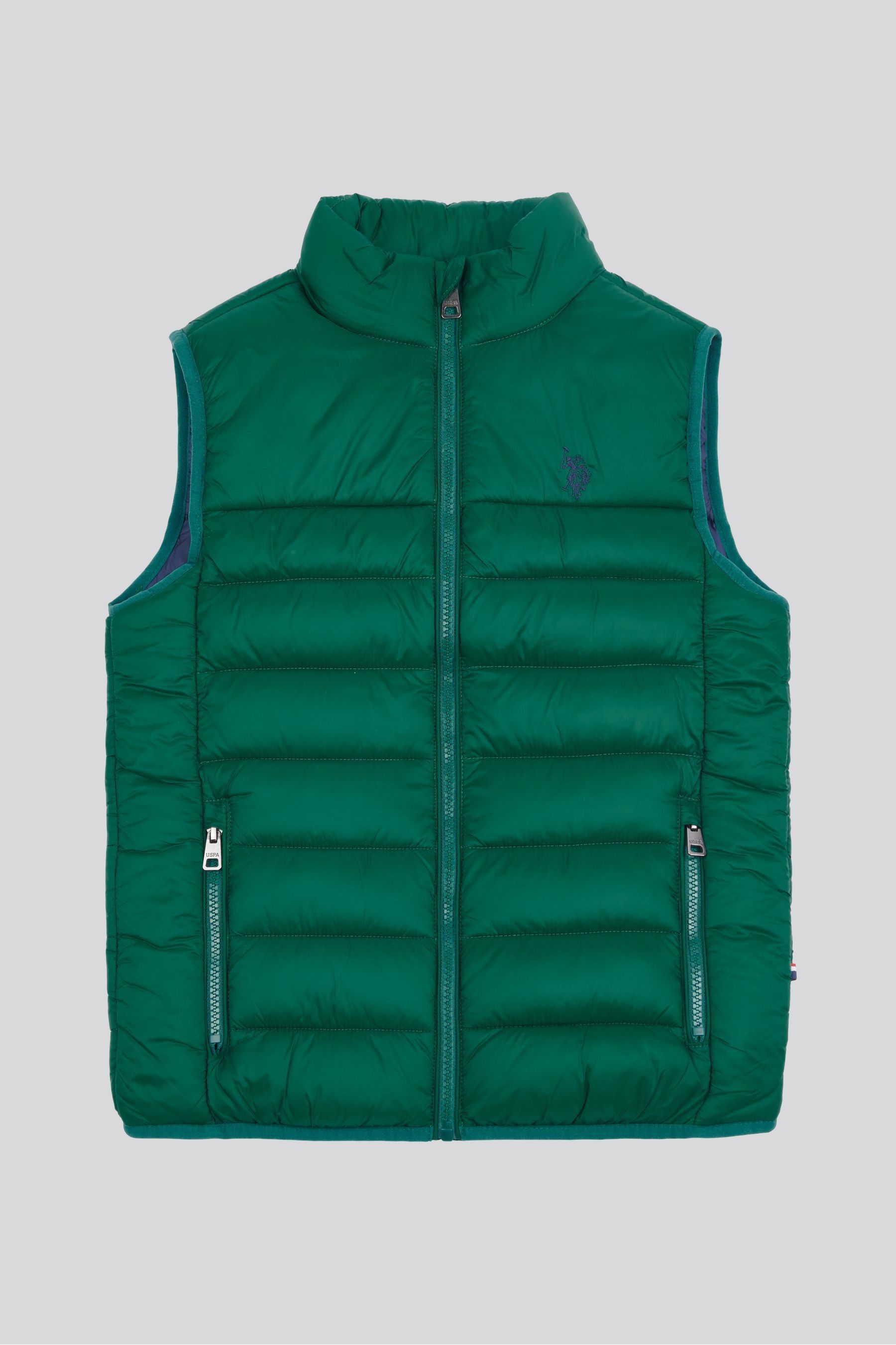 Buy U.S. Polo Assn. Boys Panelled Quilted Gilet from the Next UK online shop