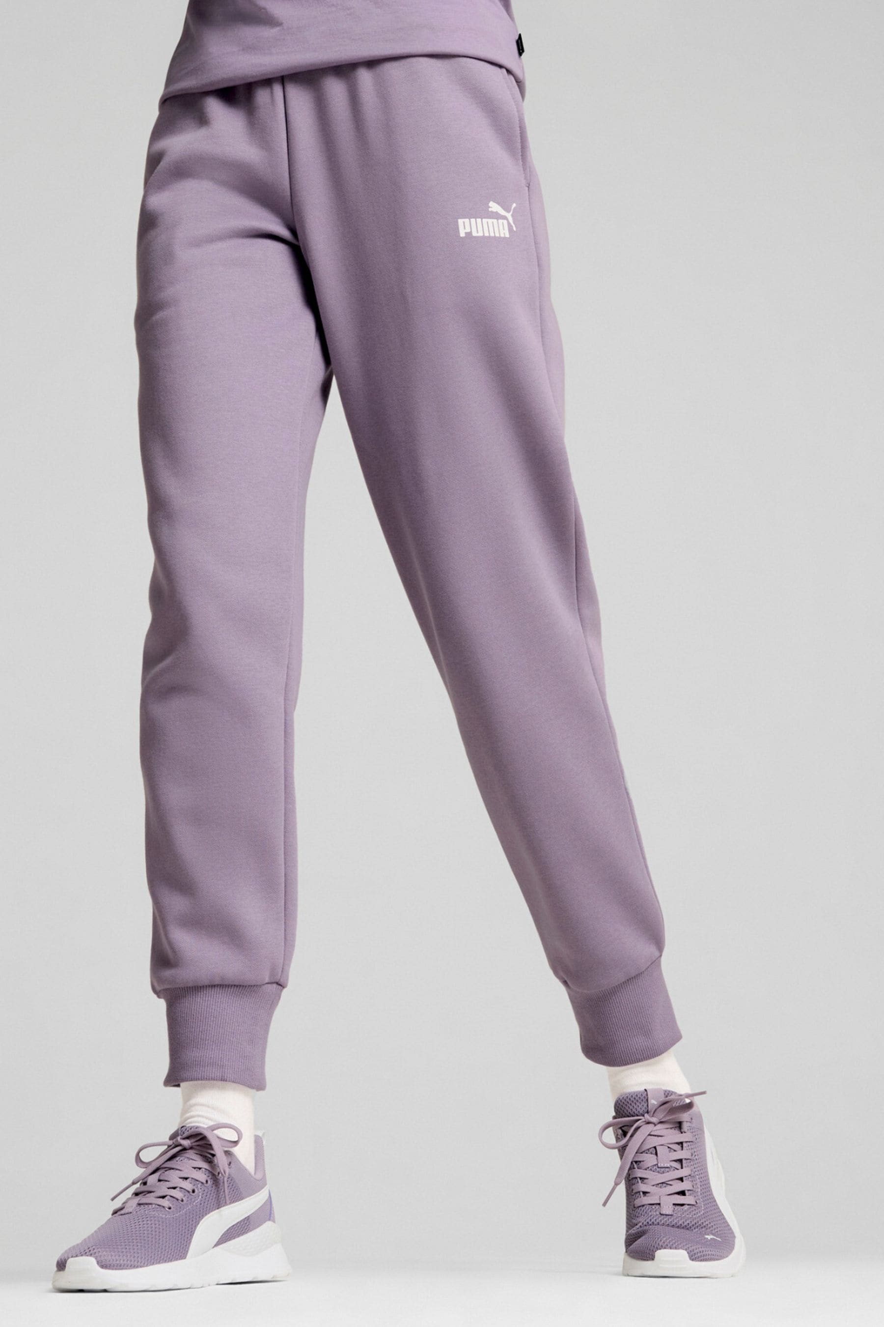 Buy Puma Purple Womens Essentials Sweatpants from the Next UK online shop