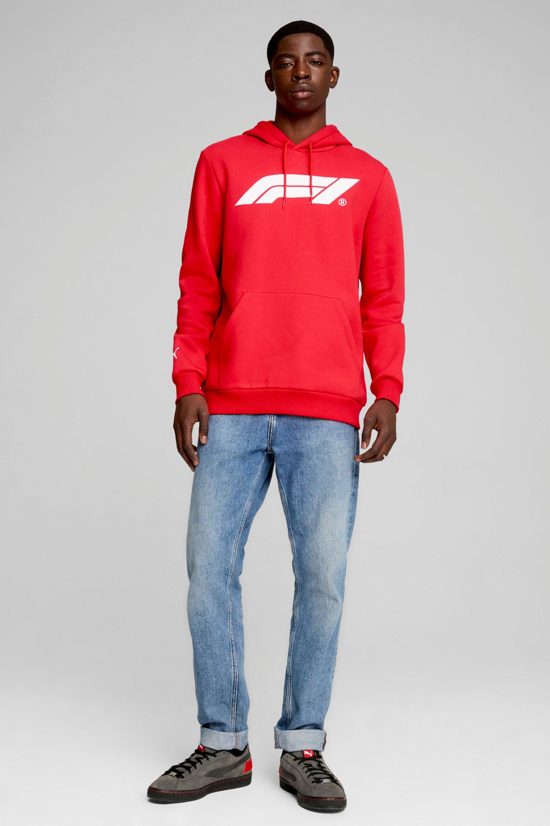 Puma red pullover shop
