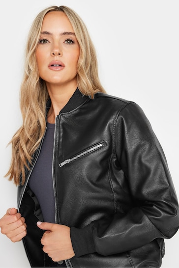 Long Tall Sally Black Bomber Jacket