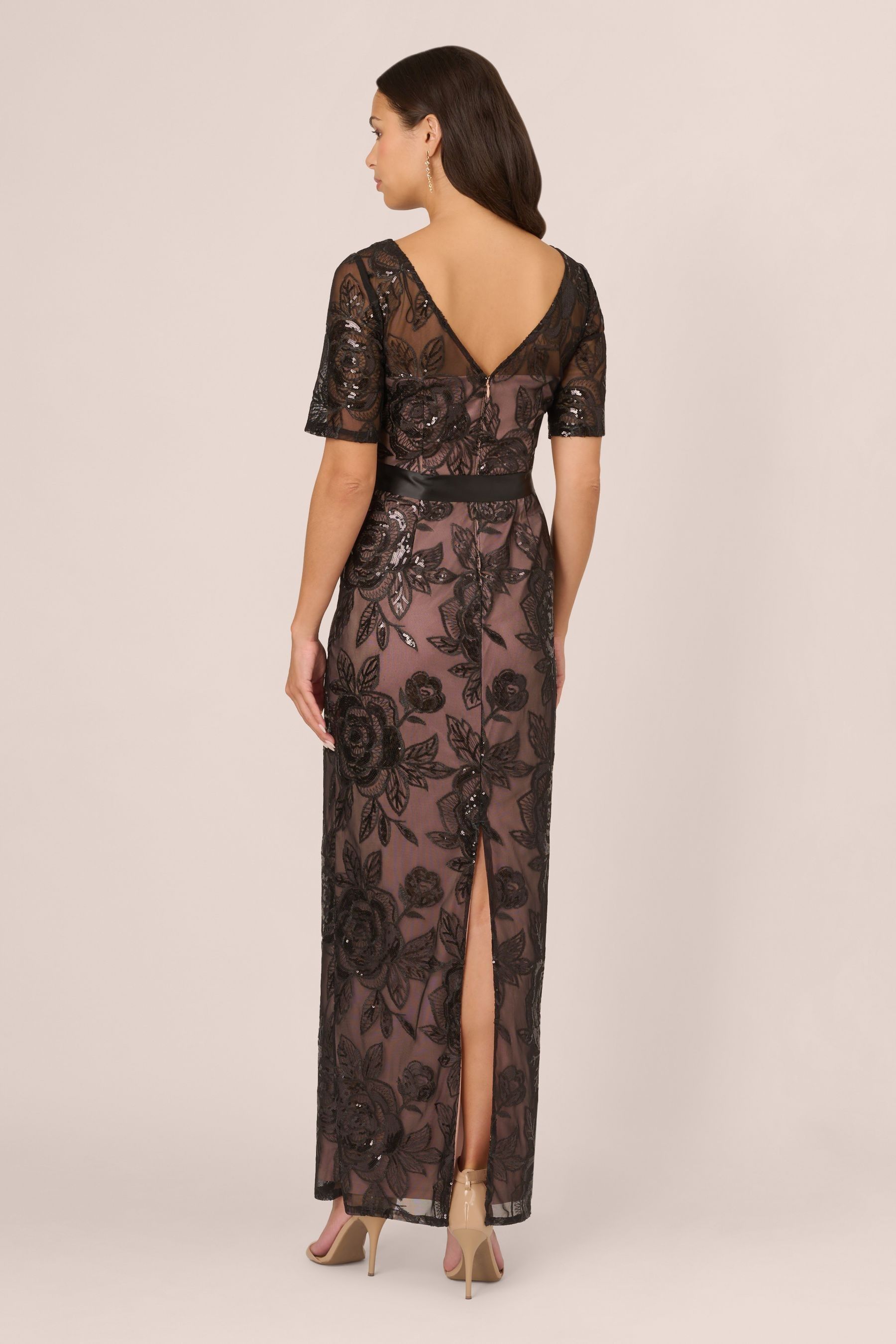 Adrianna papell sequin mermaid dress store