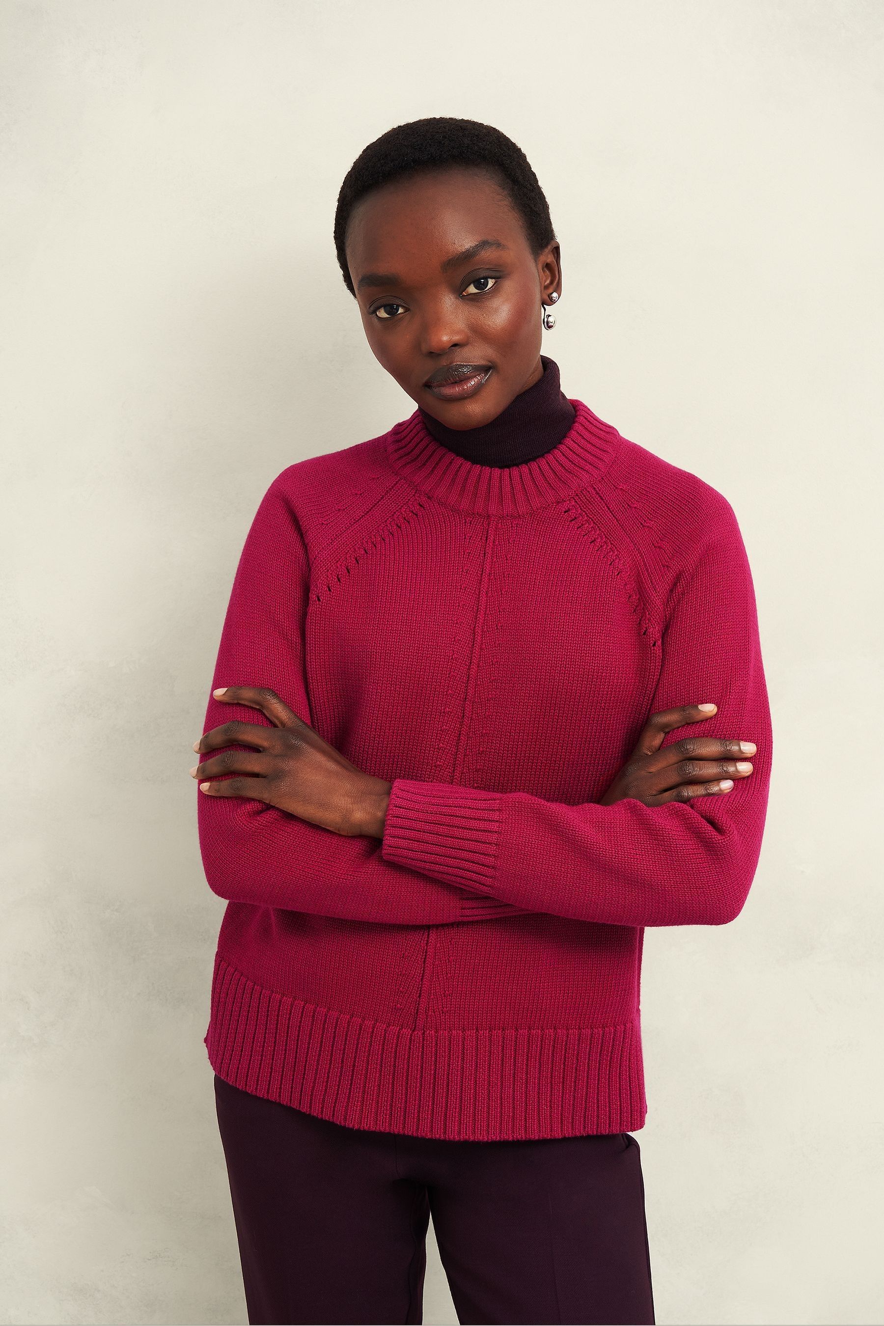 Buy Hobbs Pink Deborah Jumper from the Next UK online shop