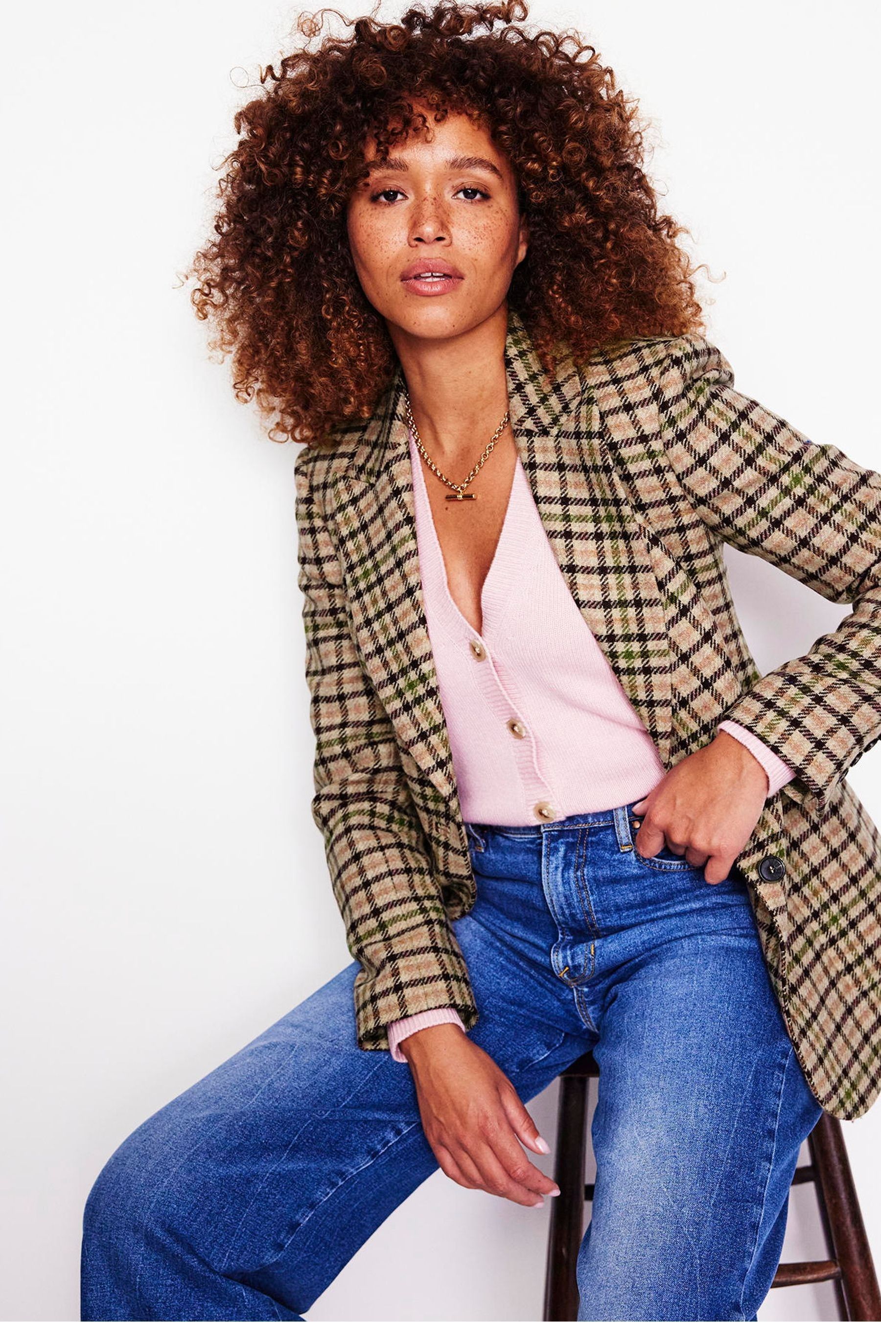 Boden tweed blazer hotsell