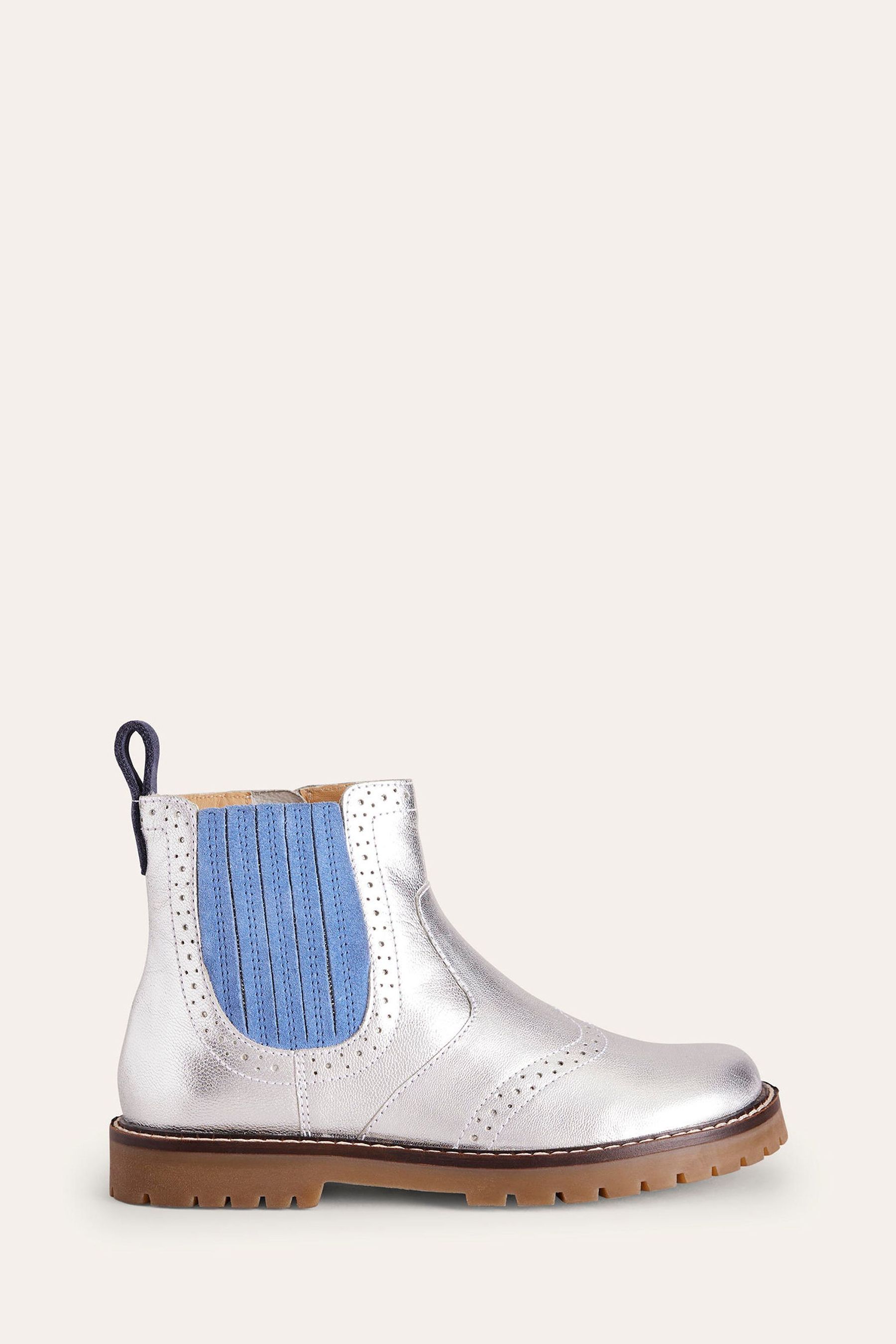 Buy Boden Metallic Metallic Leather Chelsea Boots from the Next UK online shop