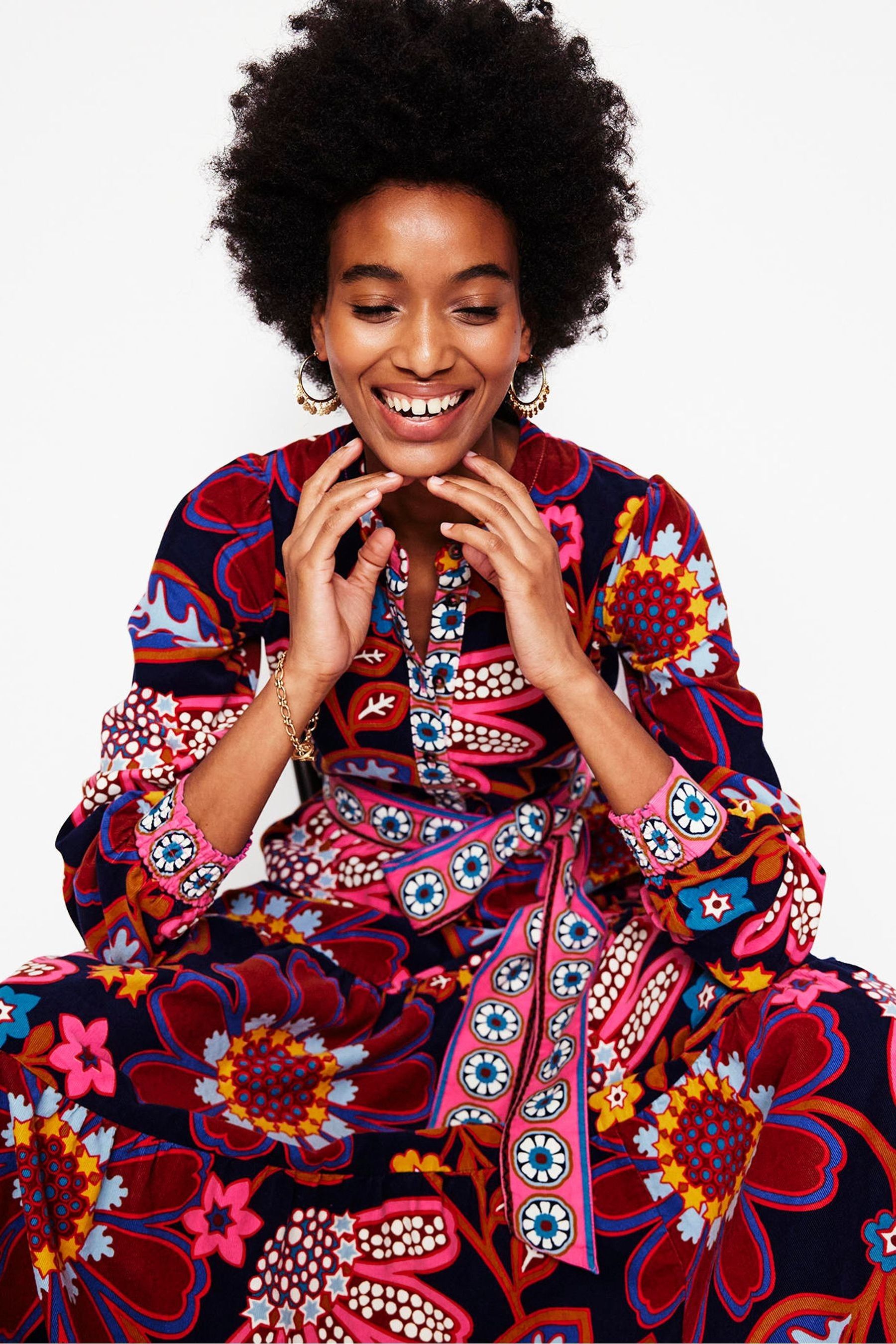 Buy Boden Brown Alba Cord Maxi Dress from the Next UK online shop