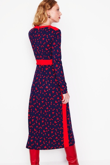 Boden Blue Catherine Ponte Midi Dress