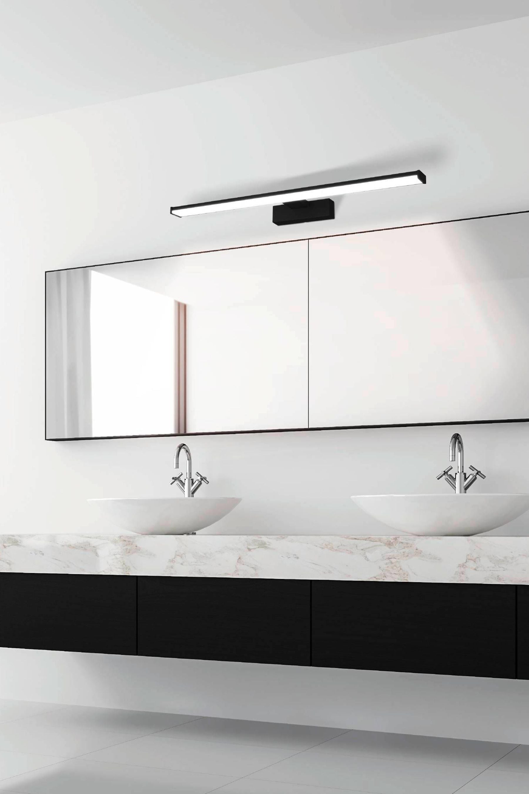 Bathroom lights next 2025 to mirror