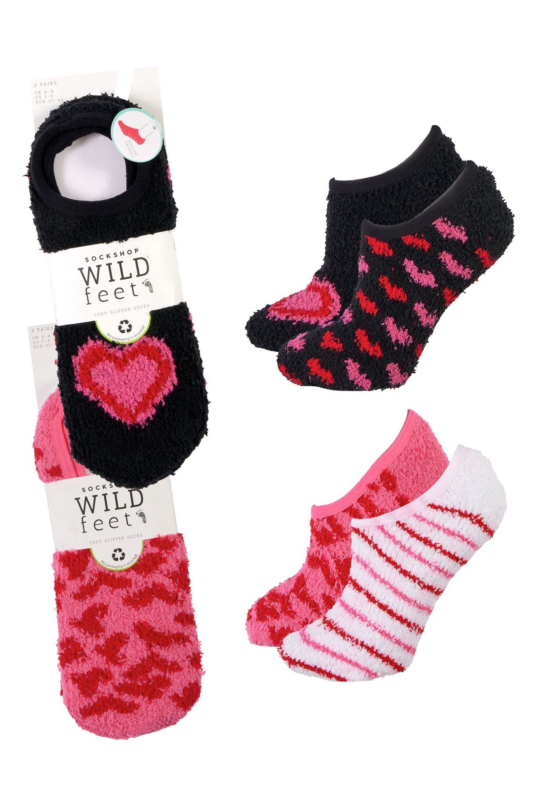 Cosy socks with grips hot sale