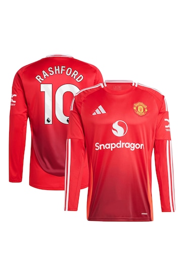 adidas Red Manchester United Home Shirt 2024-25