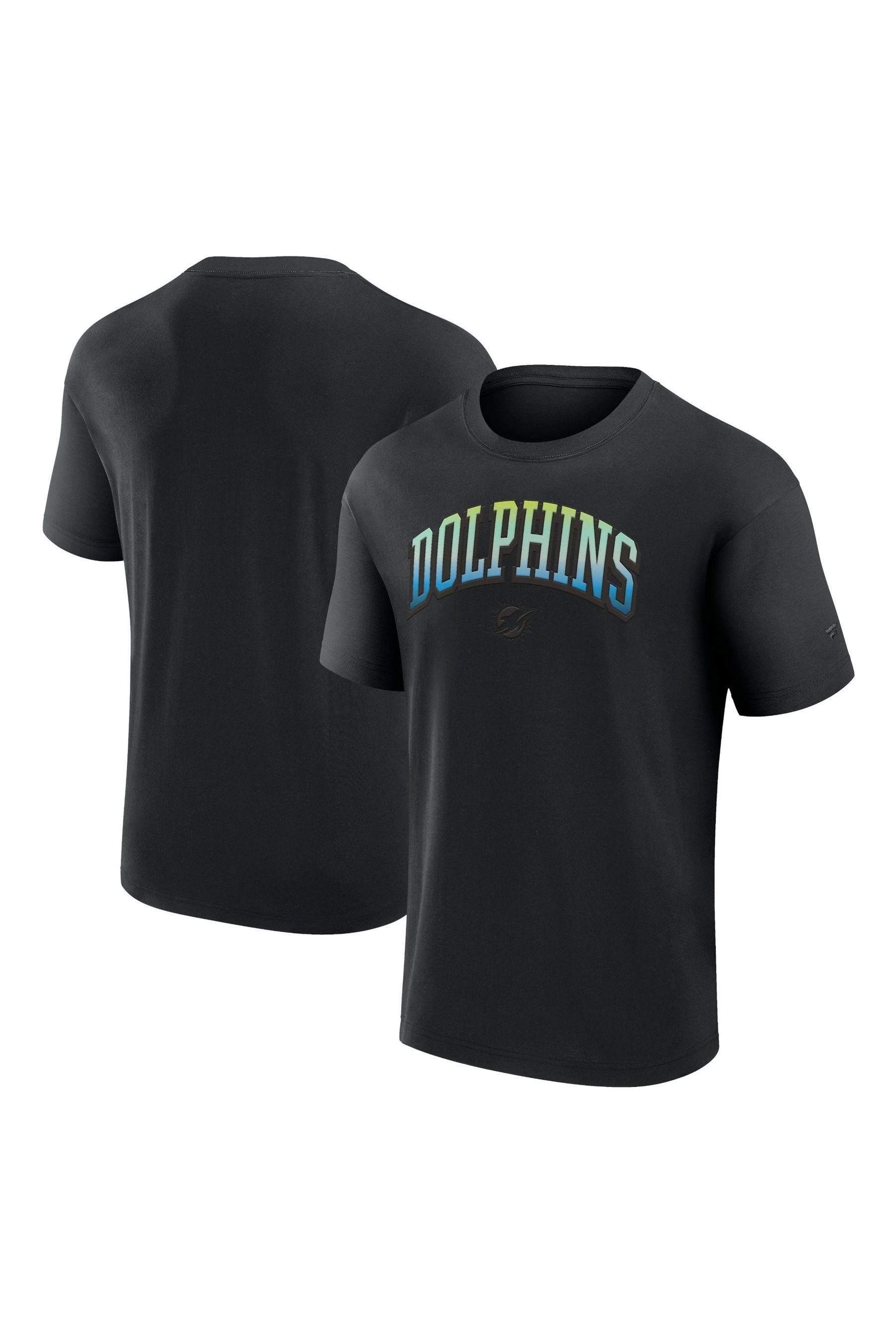 Black miami dolphins t shirt outlet