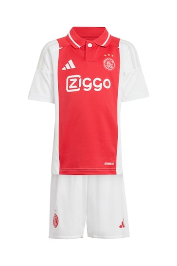 adidas White Ajax Home Minikit 2024-25