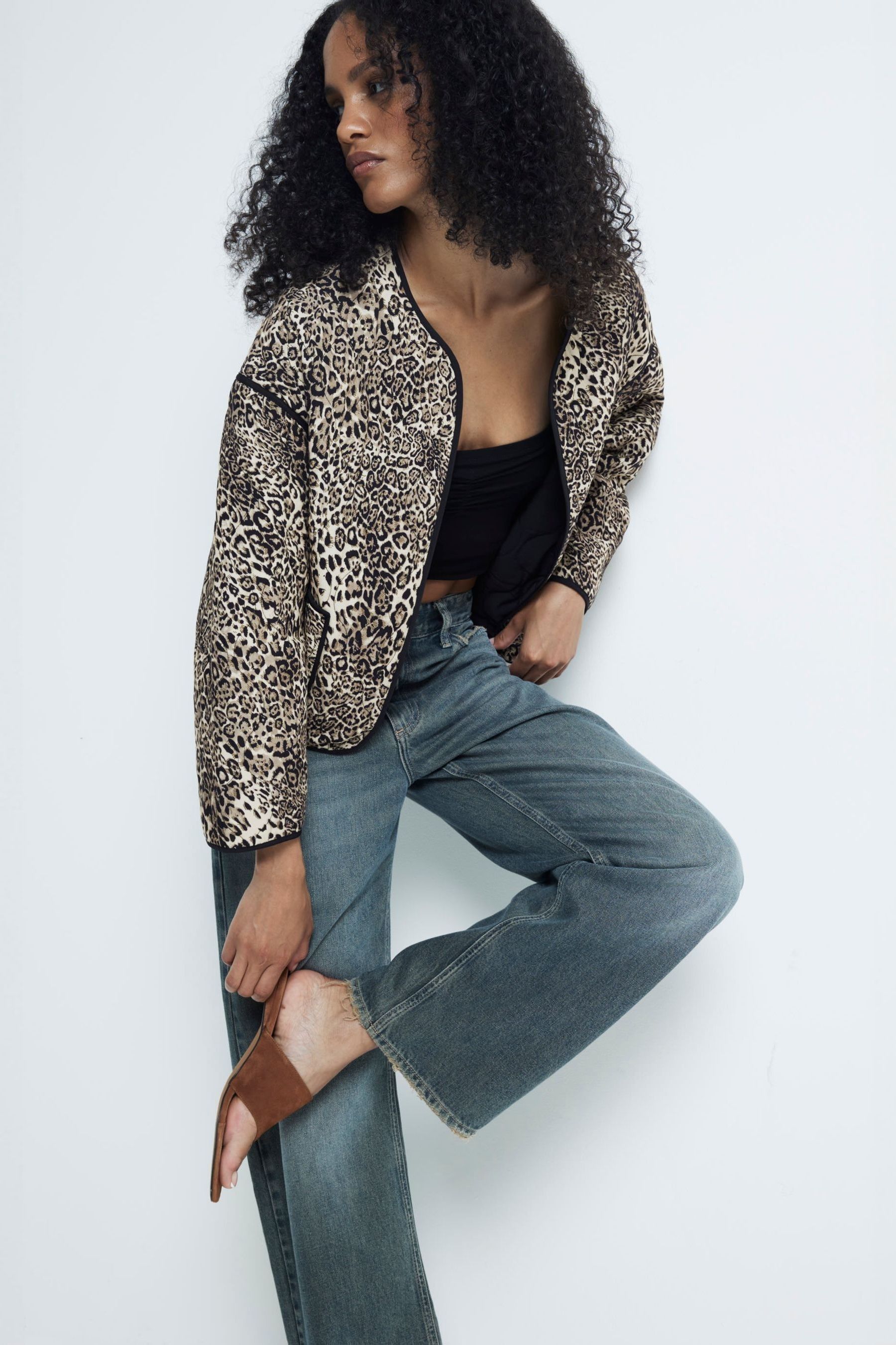 Cotton on leopard jacket hotsell