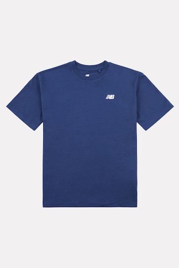 New Balance Blue Boys Small Logo T-Shirt