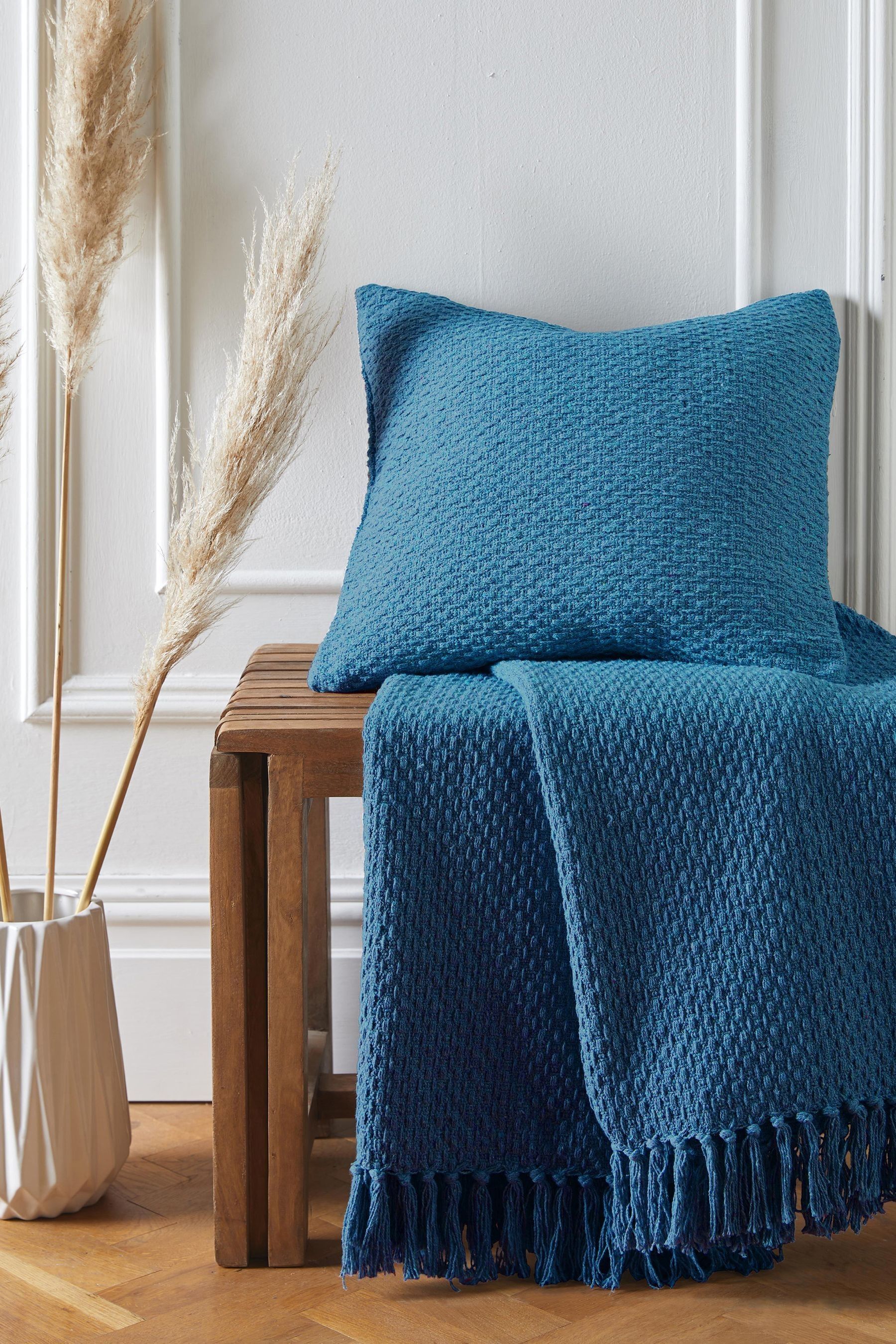 Next teal throw outlet