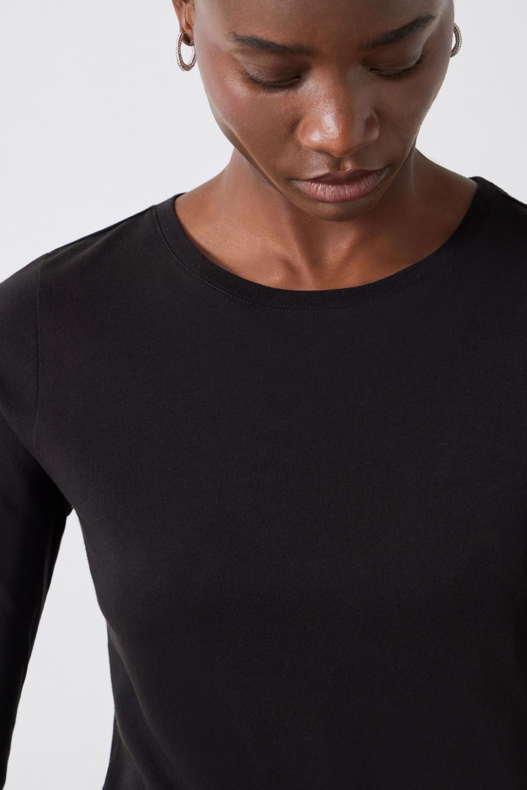 Buy Hush Black Lara Fine Knit Jumper from the Next UK online shop