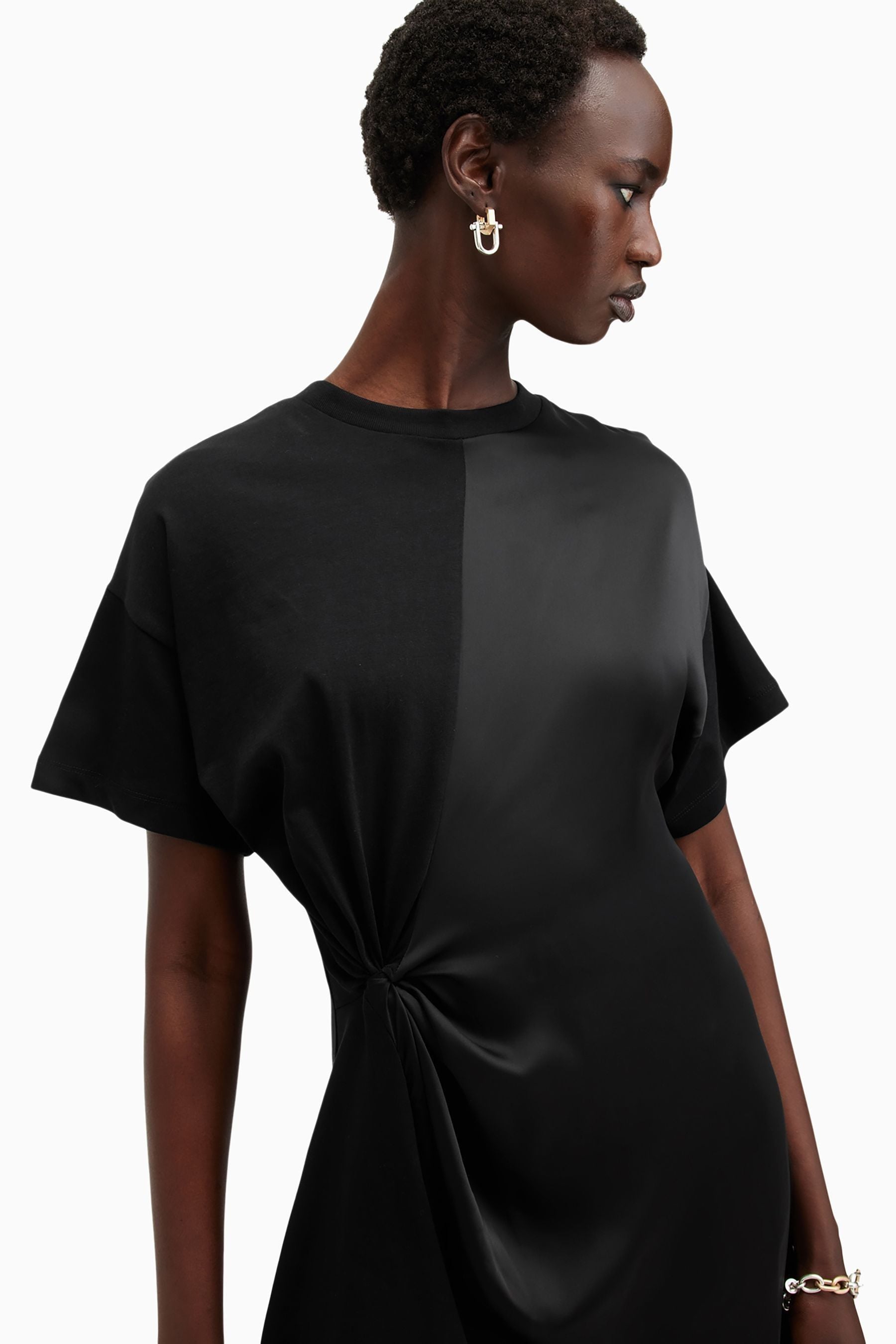 Buy AllSaints Black Lana Lace 100 Cotton Dress from the Next UK online shop