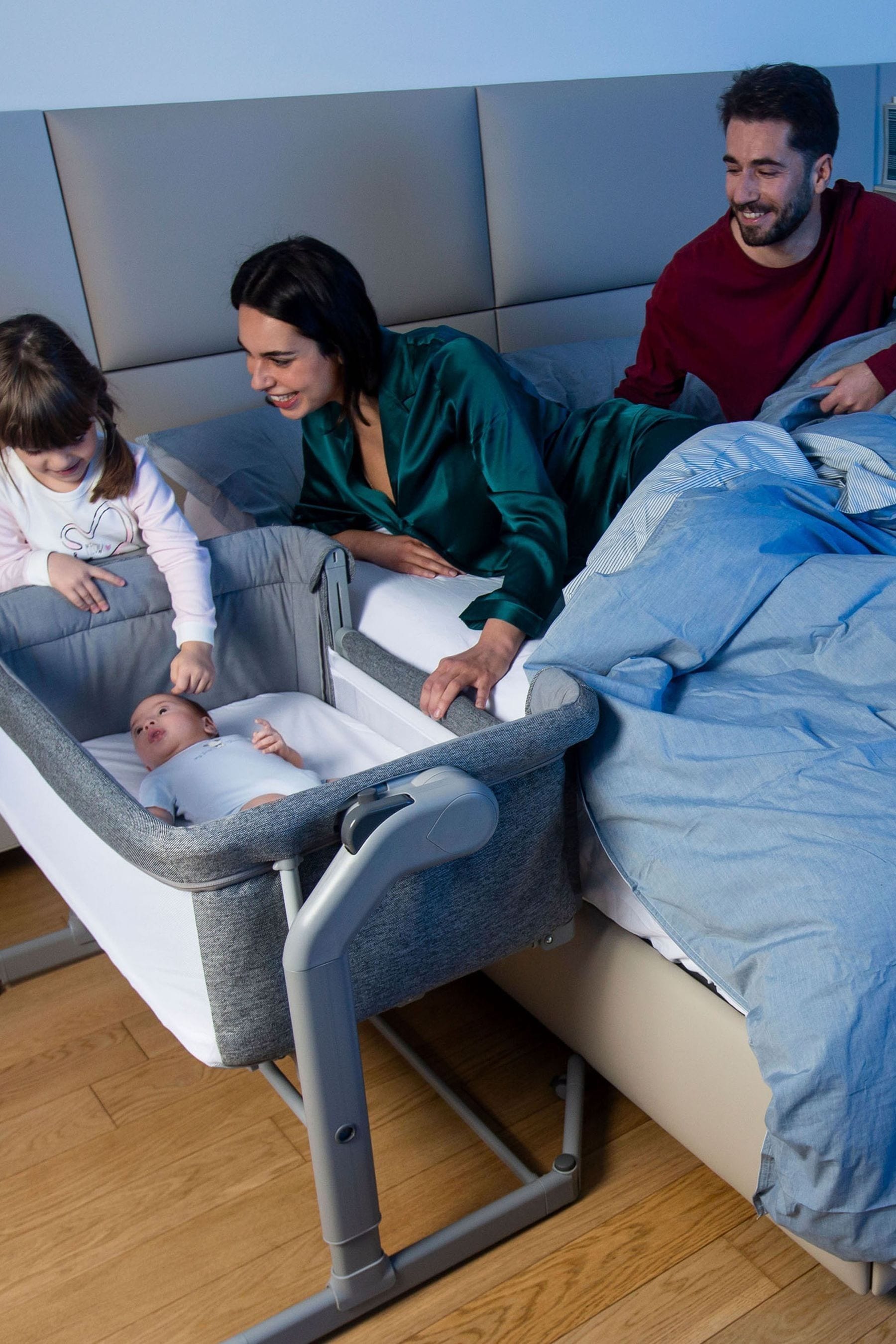 Buy Chicco Dark Grey Next2Me Magic Evo Bedside Crib from the Next UK online shop