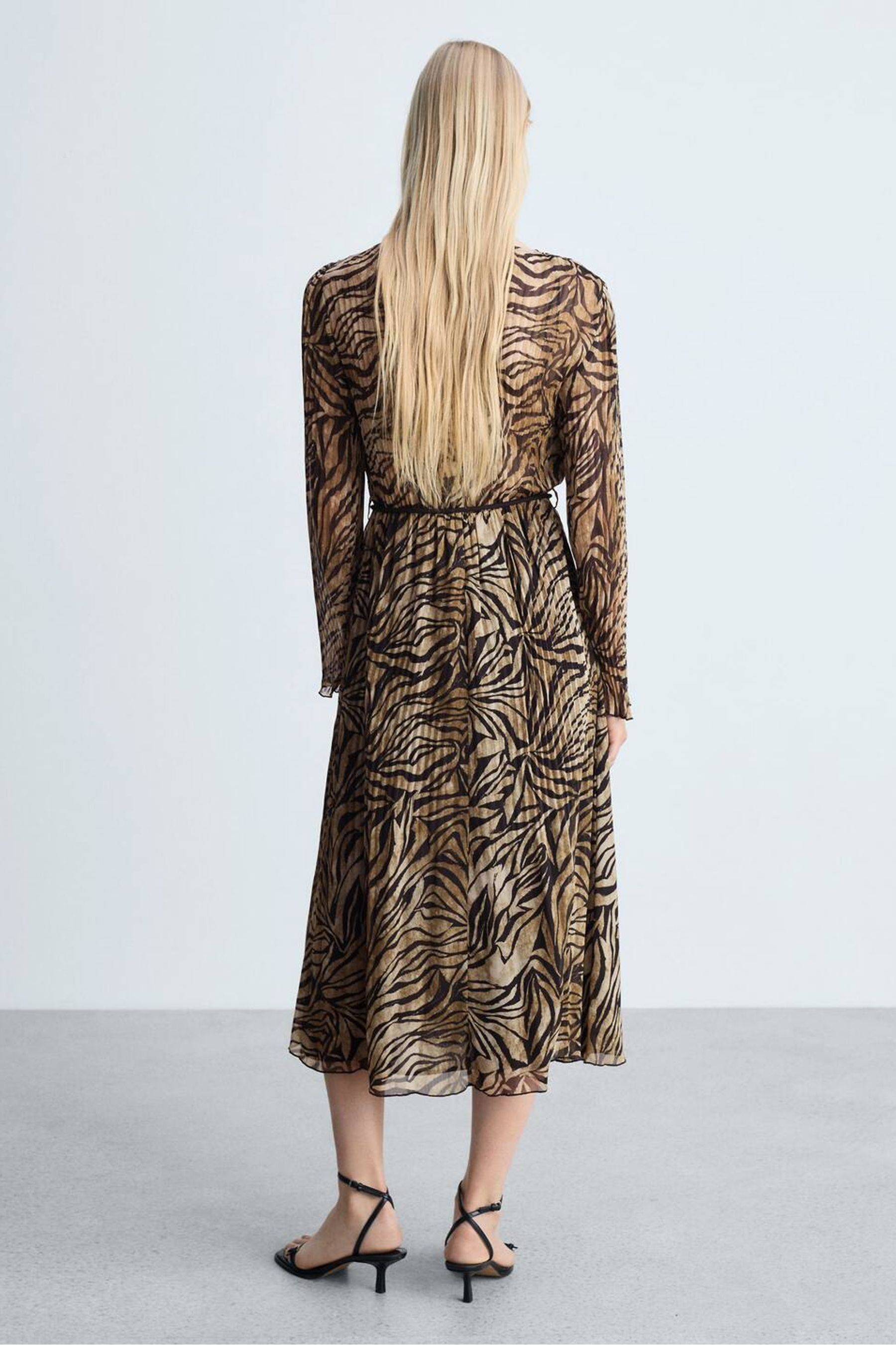 Leopard print dress mango online