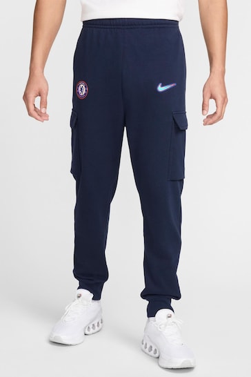 Nike Blue Chelsea Club Cargo Joggers