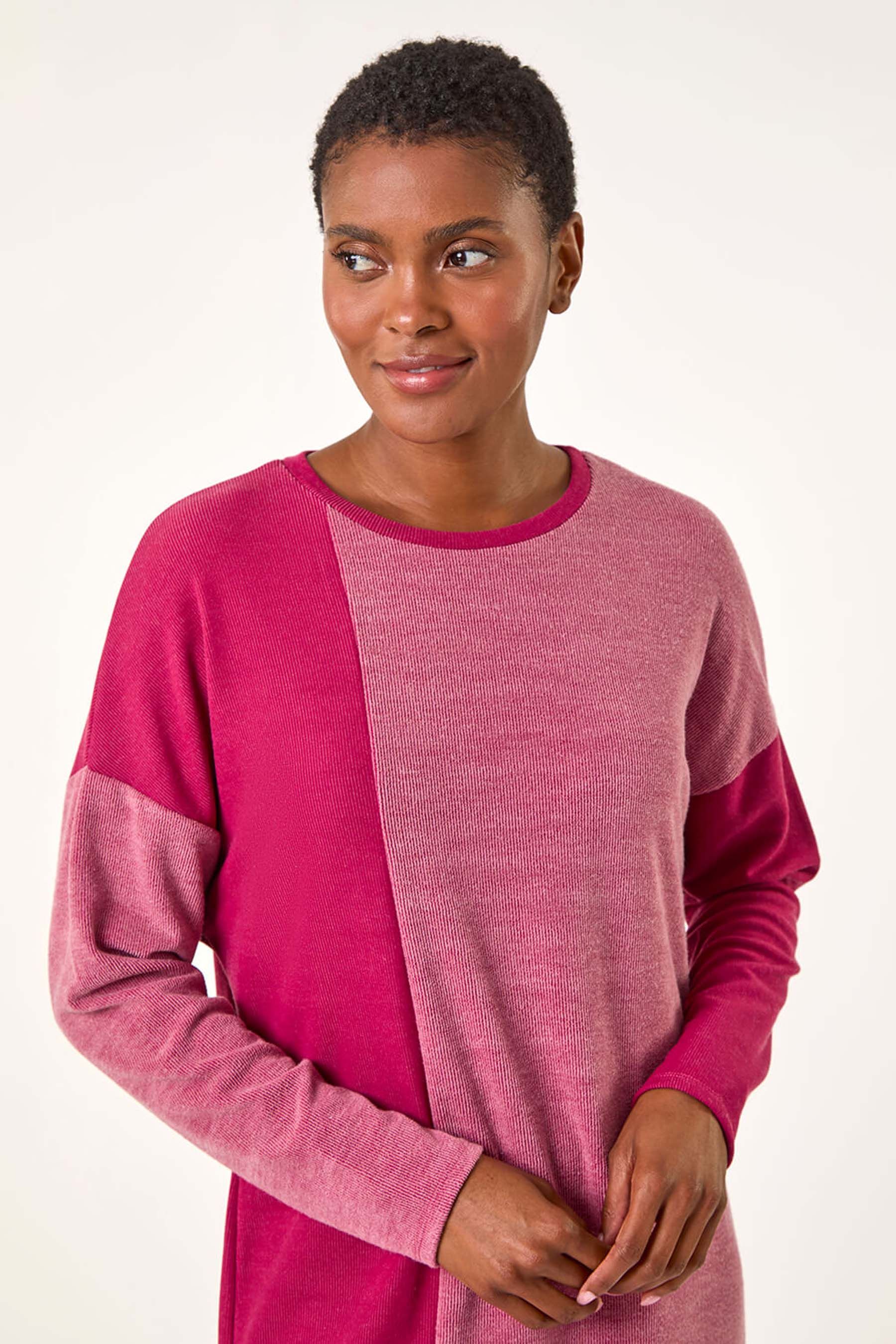 Buy Roman Red Colour Block Stretch Jumper Dress from the Next UK online shop