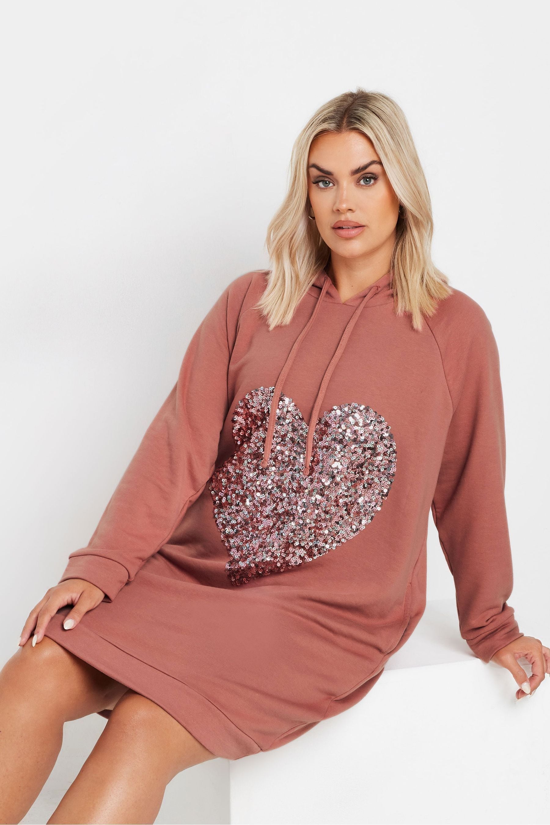 Dress with hoodie on top top