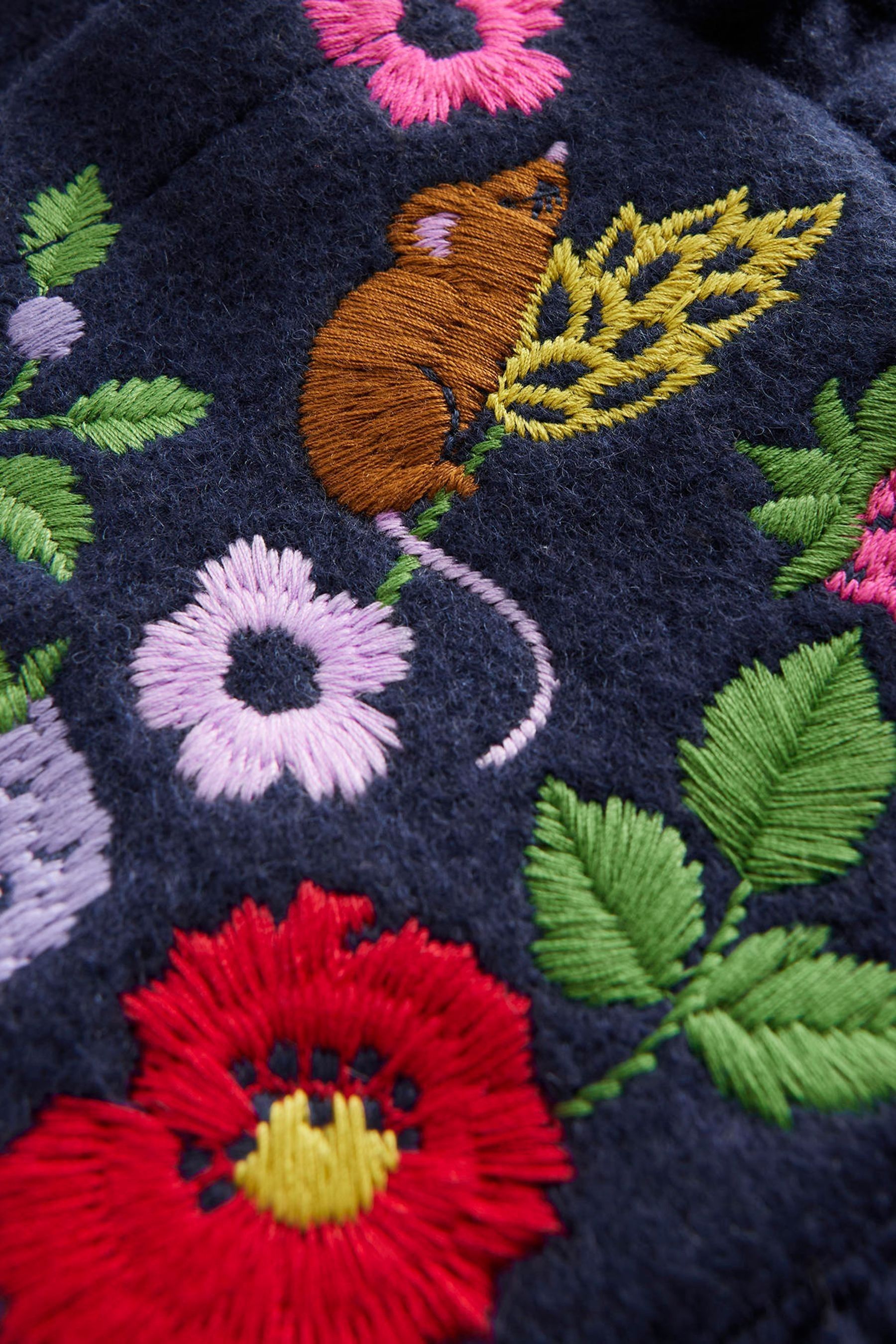 Buy Boden Blue Wonderful Wool Blended Coat from the Next UK online shop