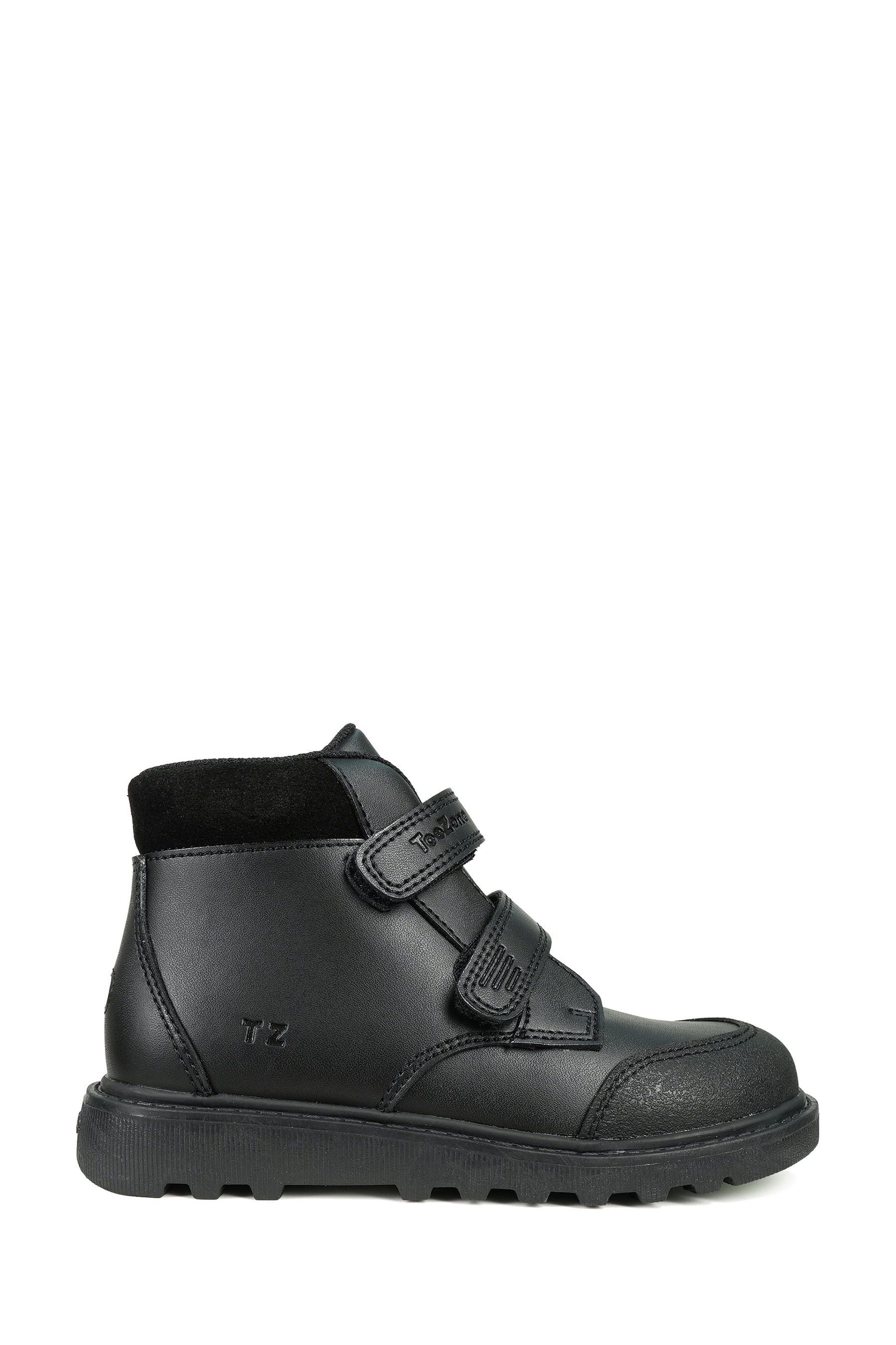 Buy ToeZone Levi Boys Rip Tape Black Ankle Boots with Toe Bumper from the Next UK online shop