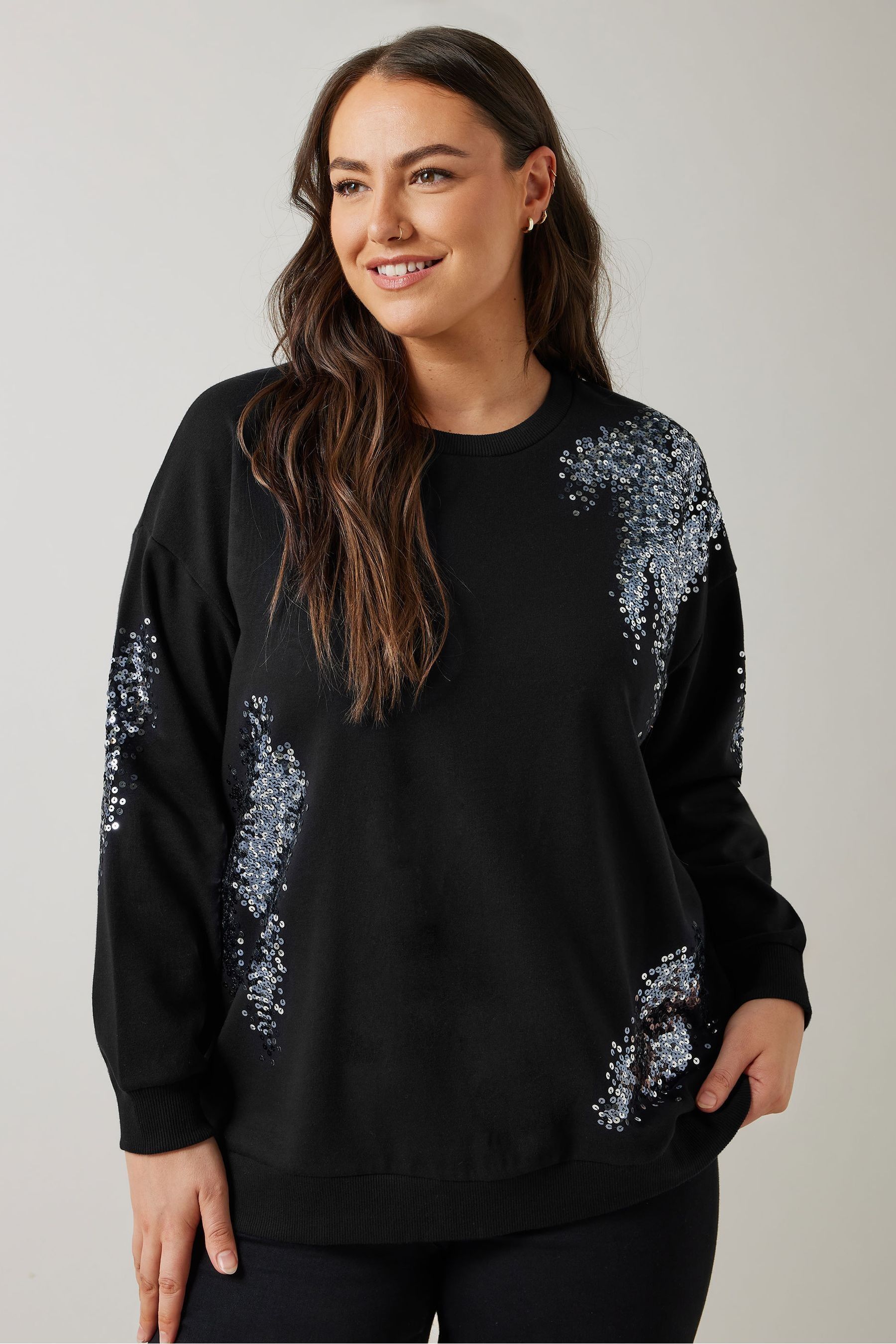 Evans Sequin Sweatshirt